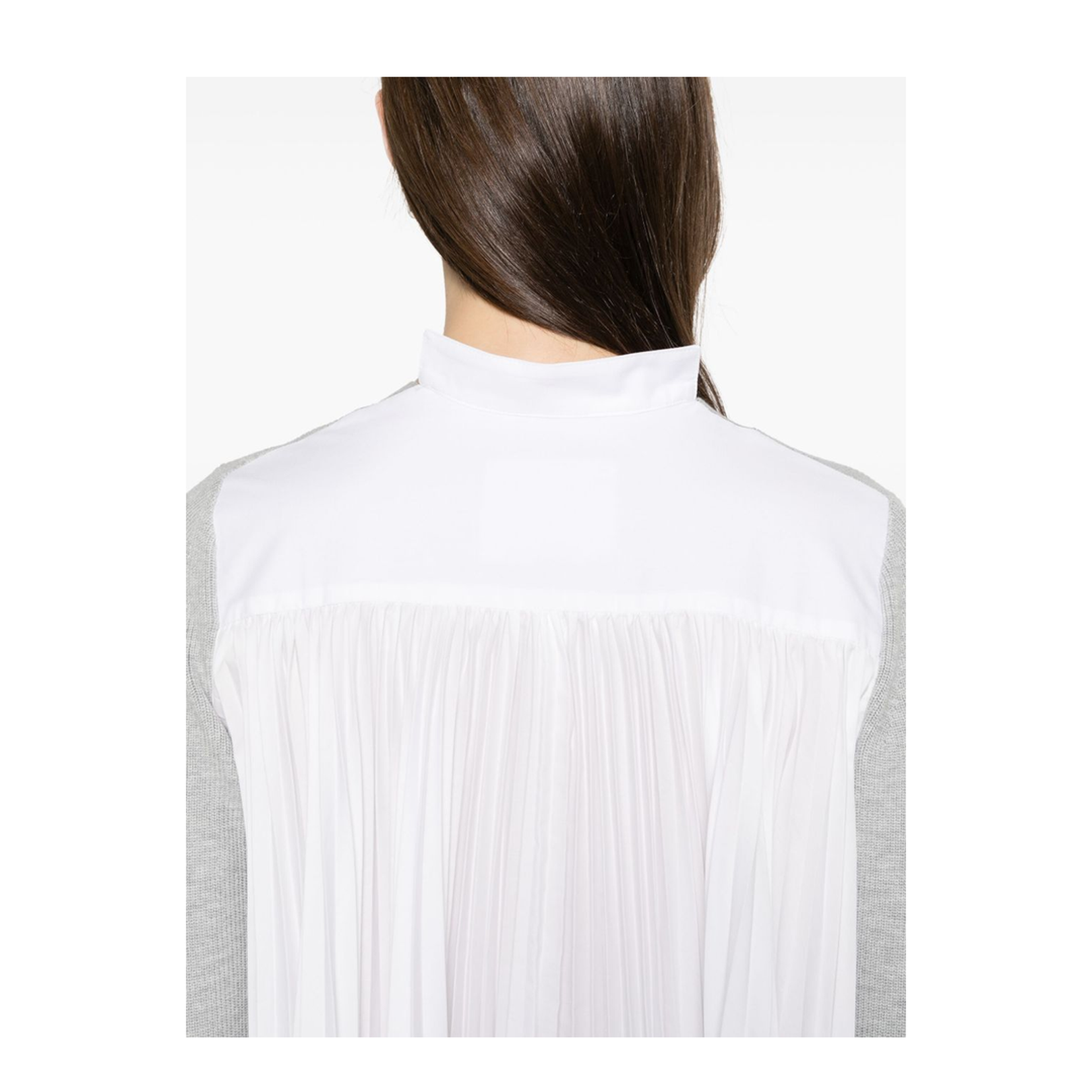 White V-Necked Cardigan - Image 2