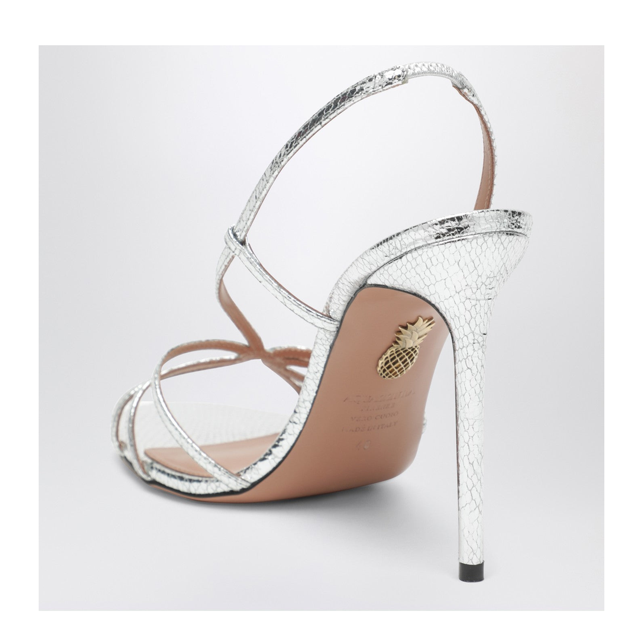 Talk To Me Sandal 105 Silver - Image 2