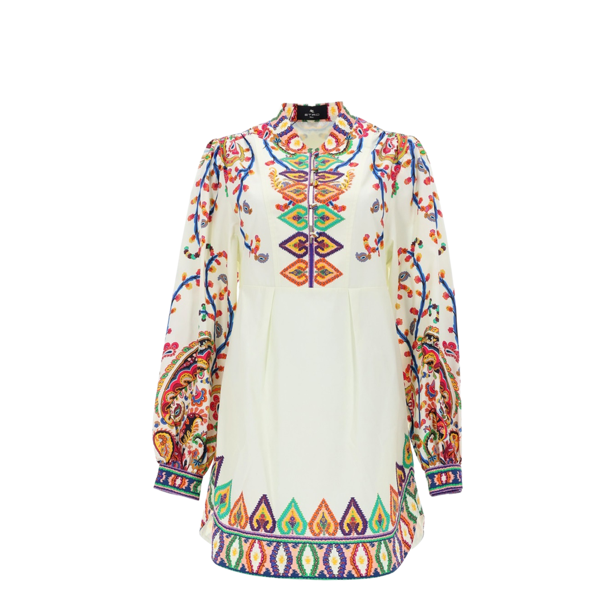 Printed Poplin Dress - Image 1
