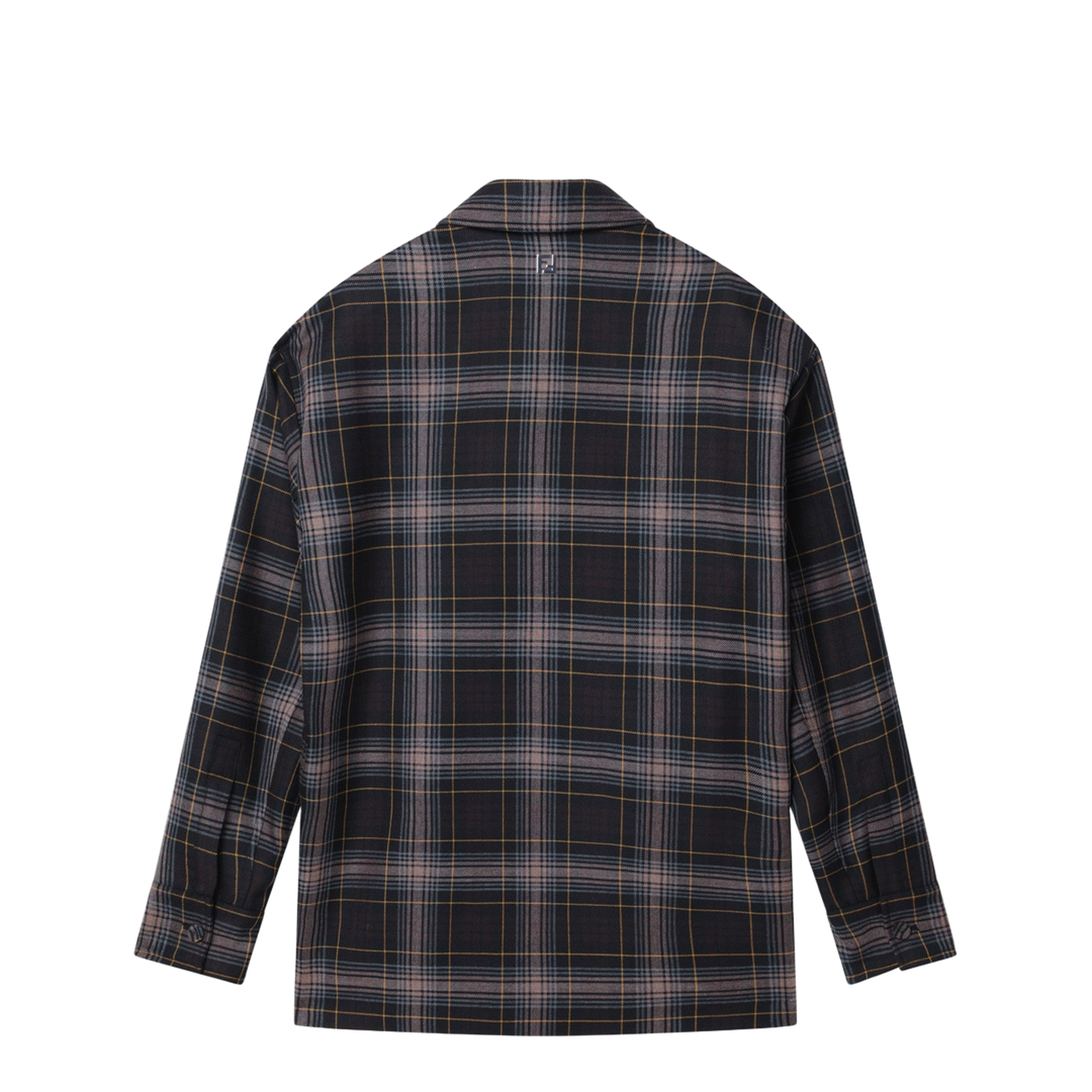 Brown Tartan Wool Jacket - Image 2