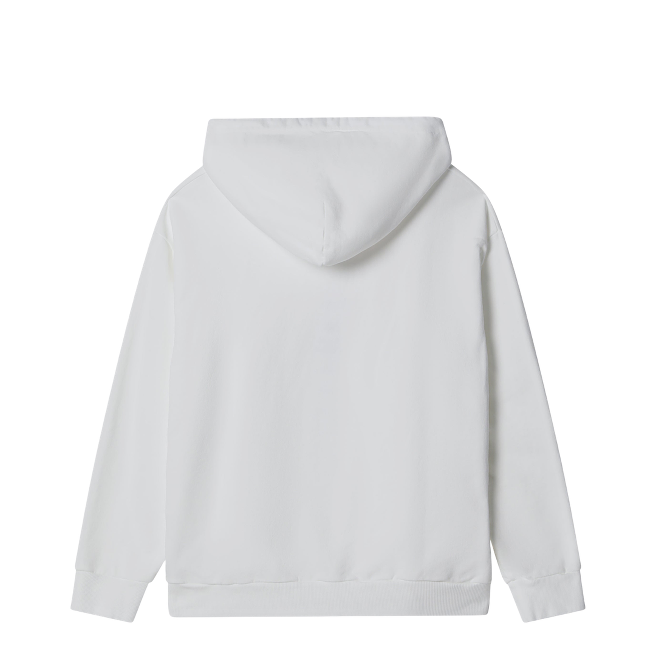 White Cotton Hoodie - Image 2