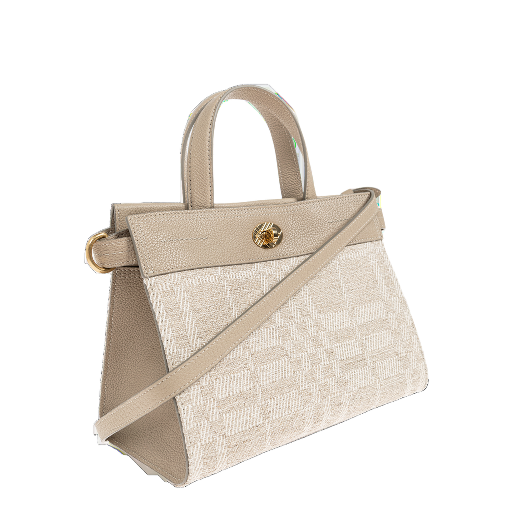 Cotswolds Mini Linen Tote - Natural Beige - Image 4