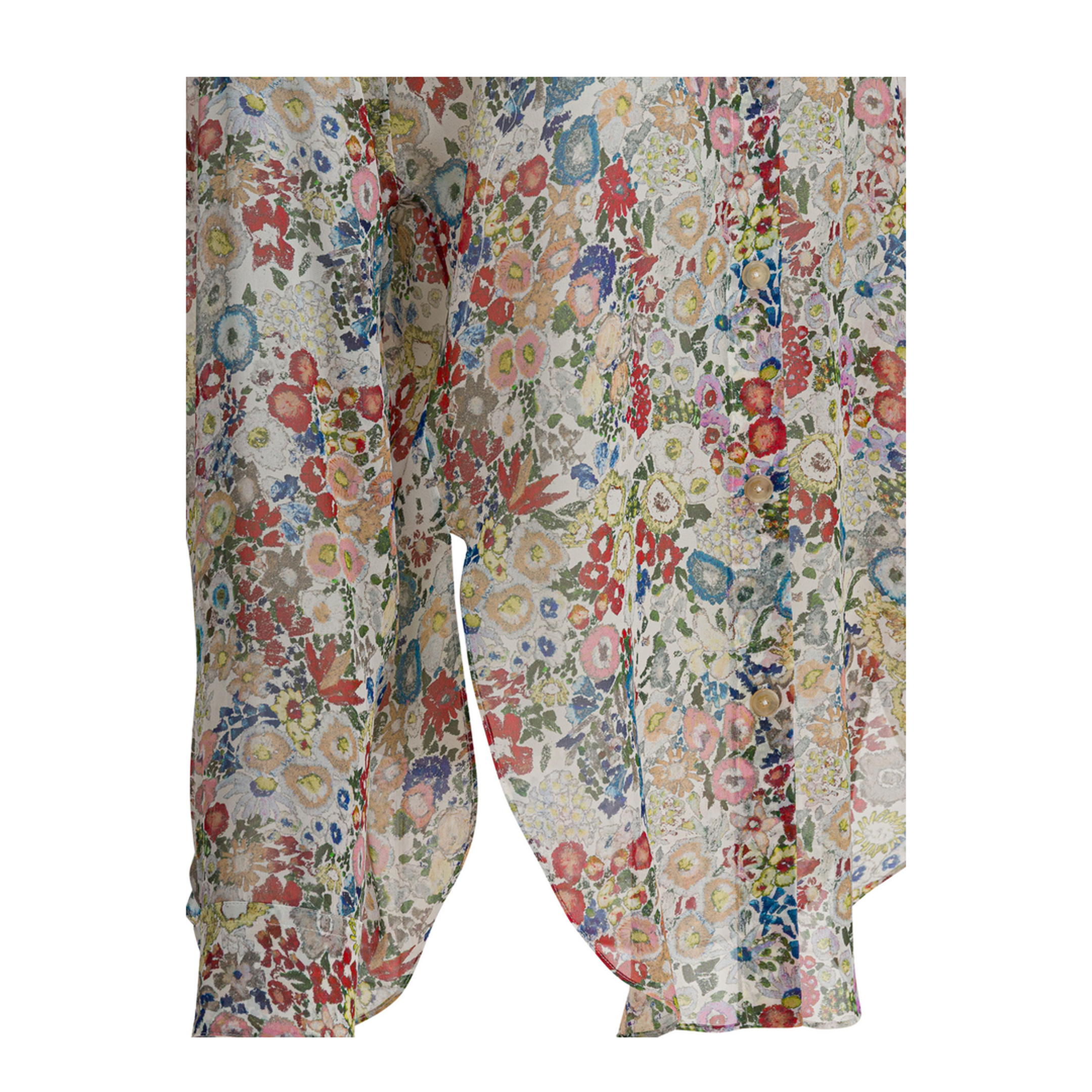 Silk Floral Shirt - Image 4