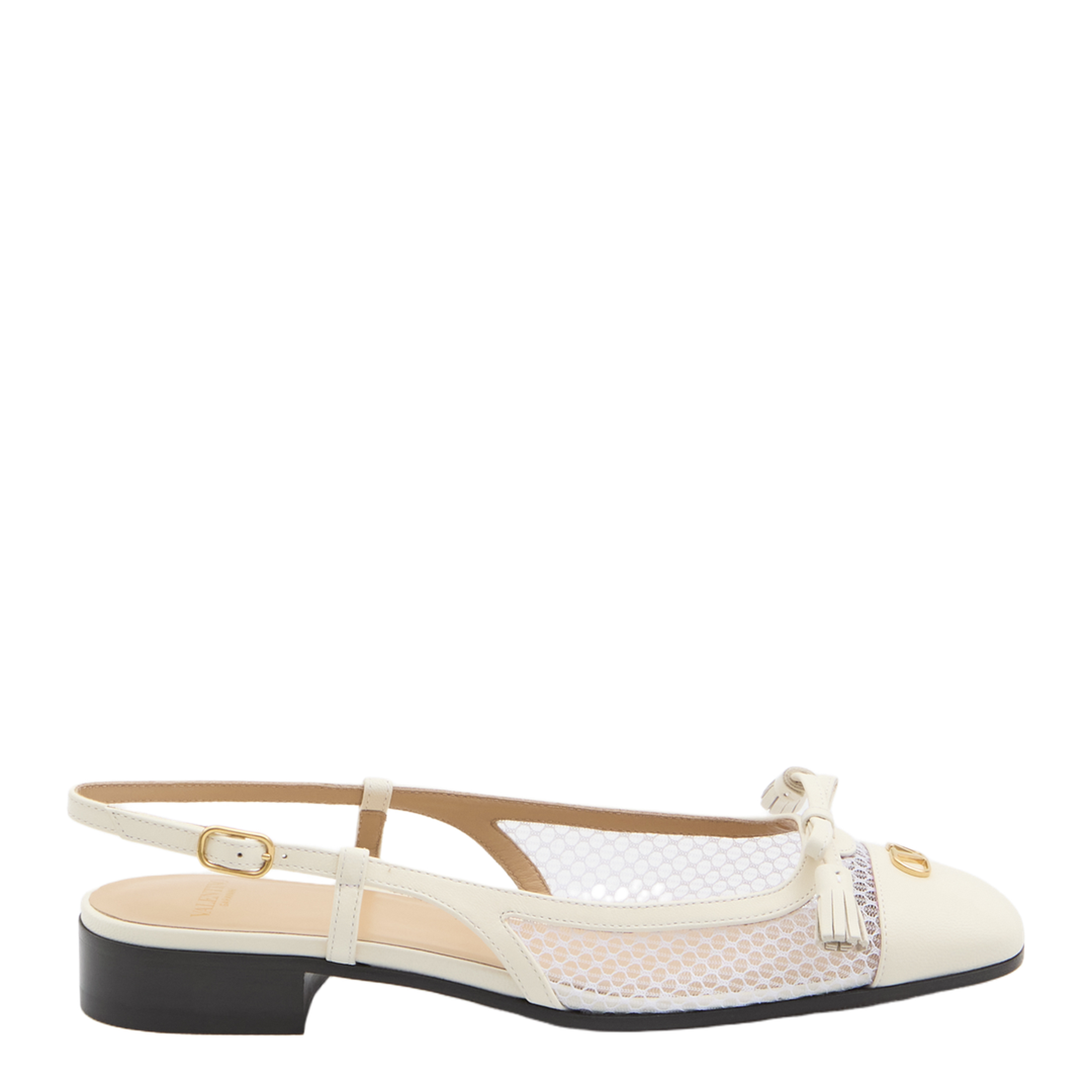 Slingback Ballerina Ivory - Image 1