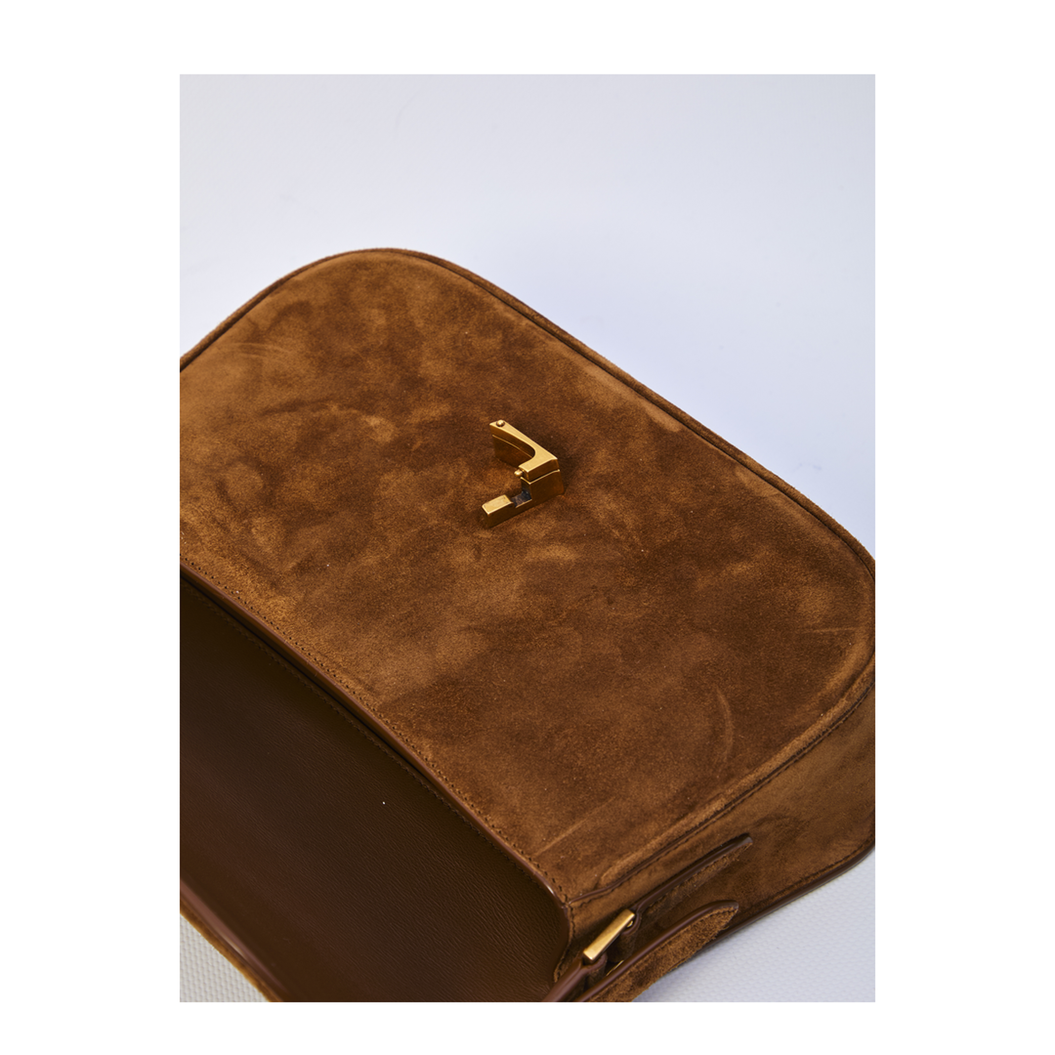 Solferino Medium Suede Shoulder Bags - Brown - Image 4