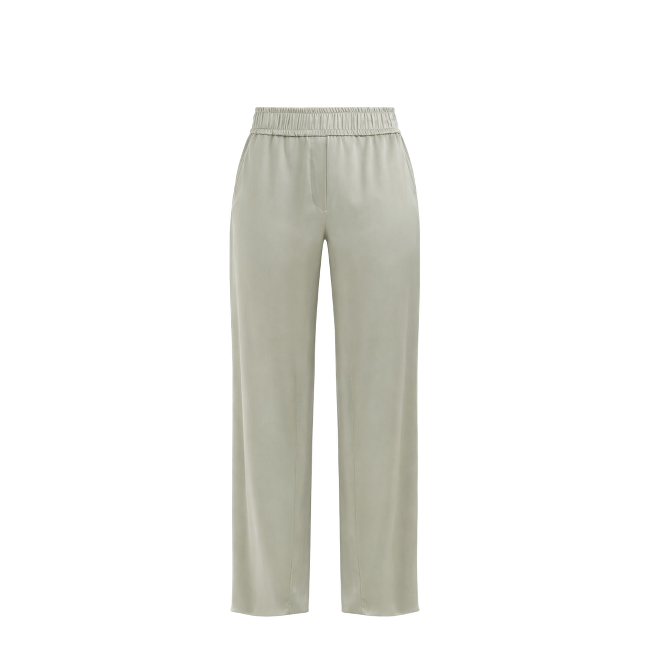Elastic-Waistband Palazzo Pants - Image 1