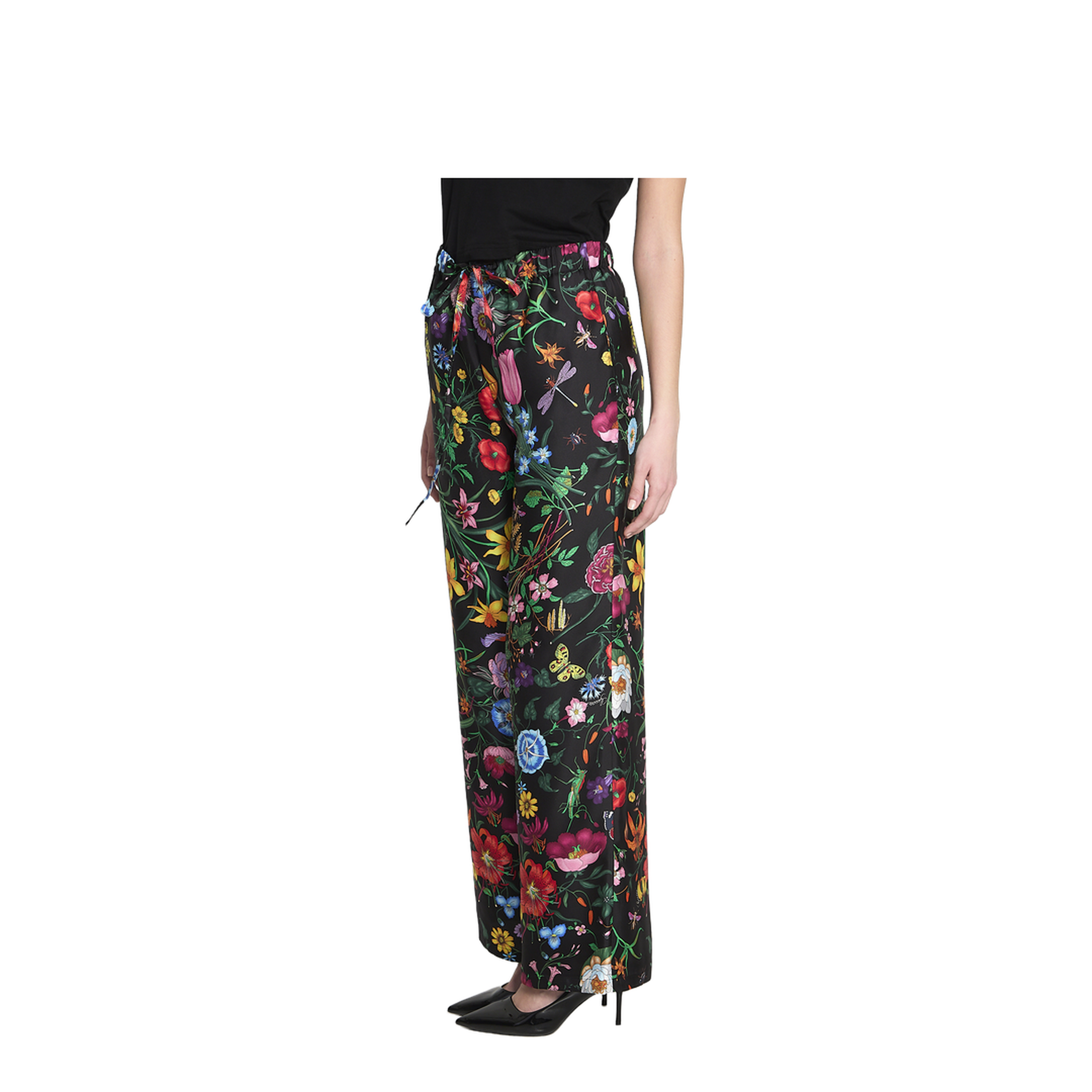 Printed Silk Twill Trousers - Image 2