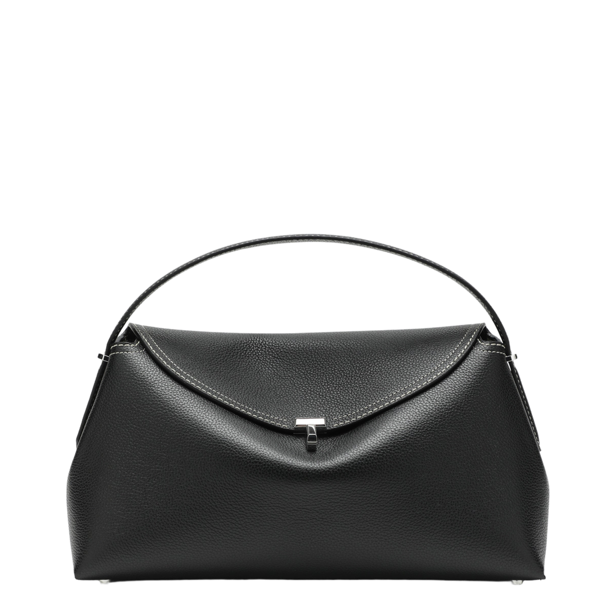 Everyday Bag in Black Grained Leather - Image 1