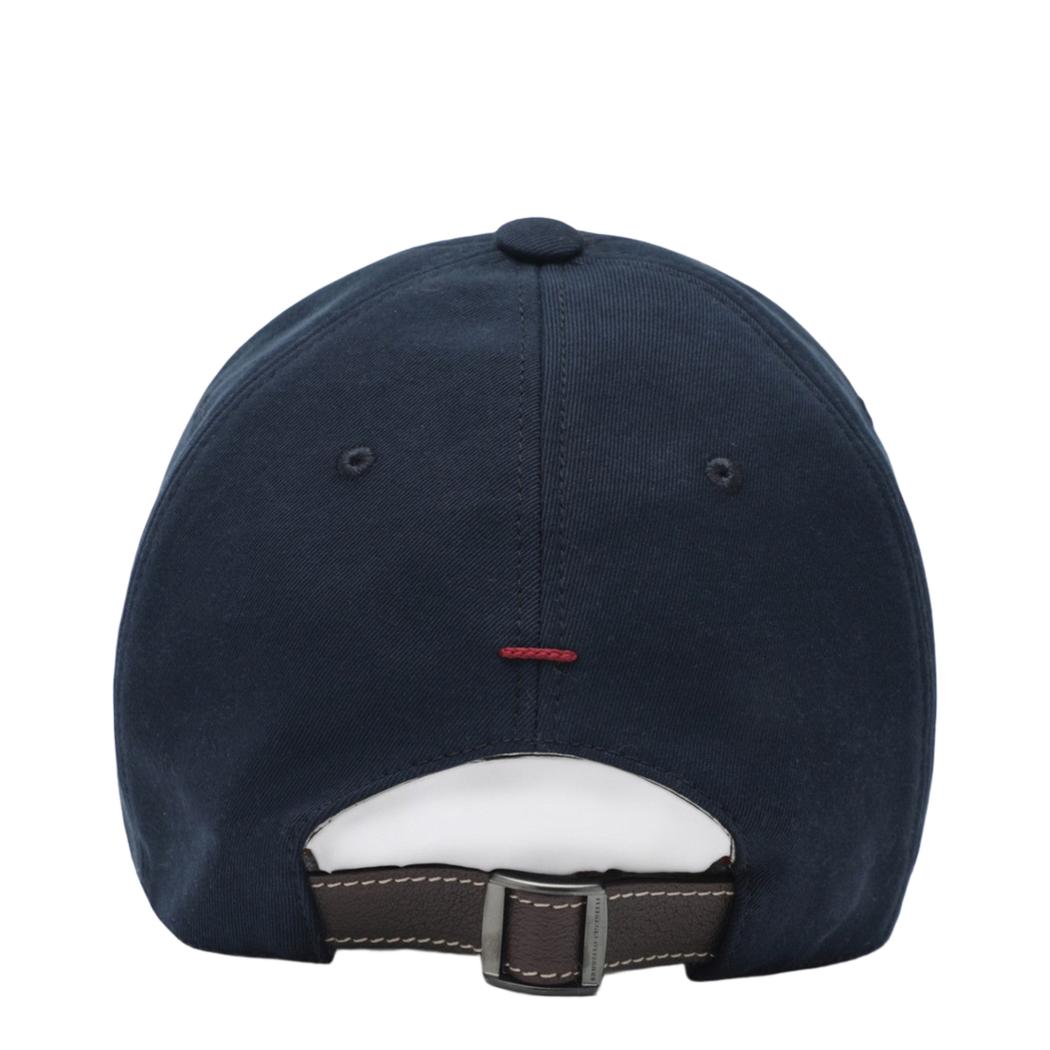 Navy Blue Cotton Baseball Cap - Image 2