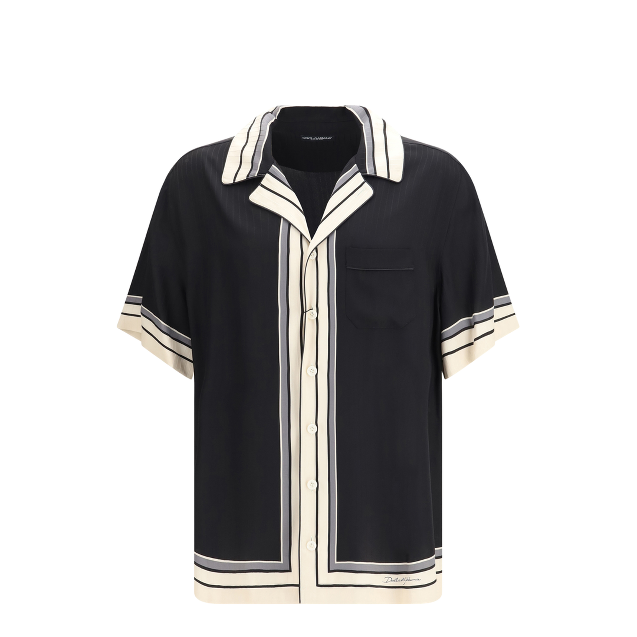 Hawaii Shirt with Logo and Striped Print - Image 1