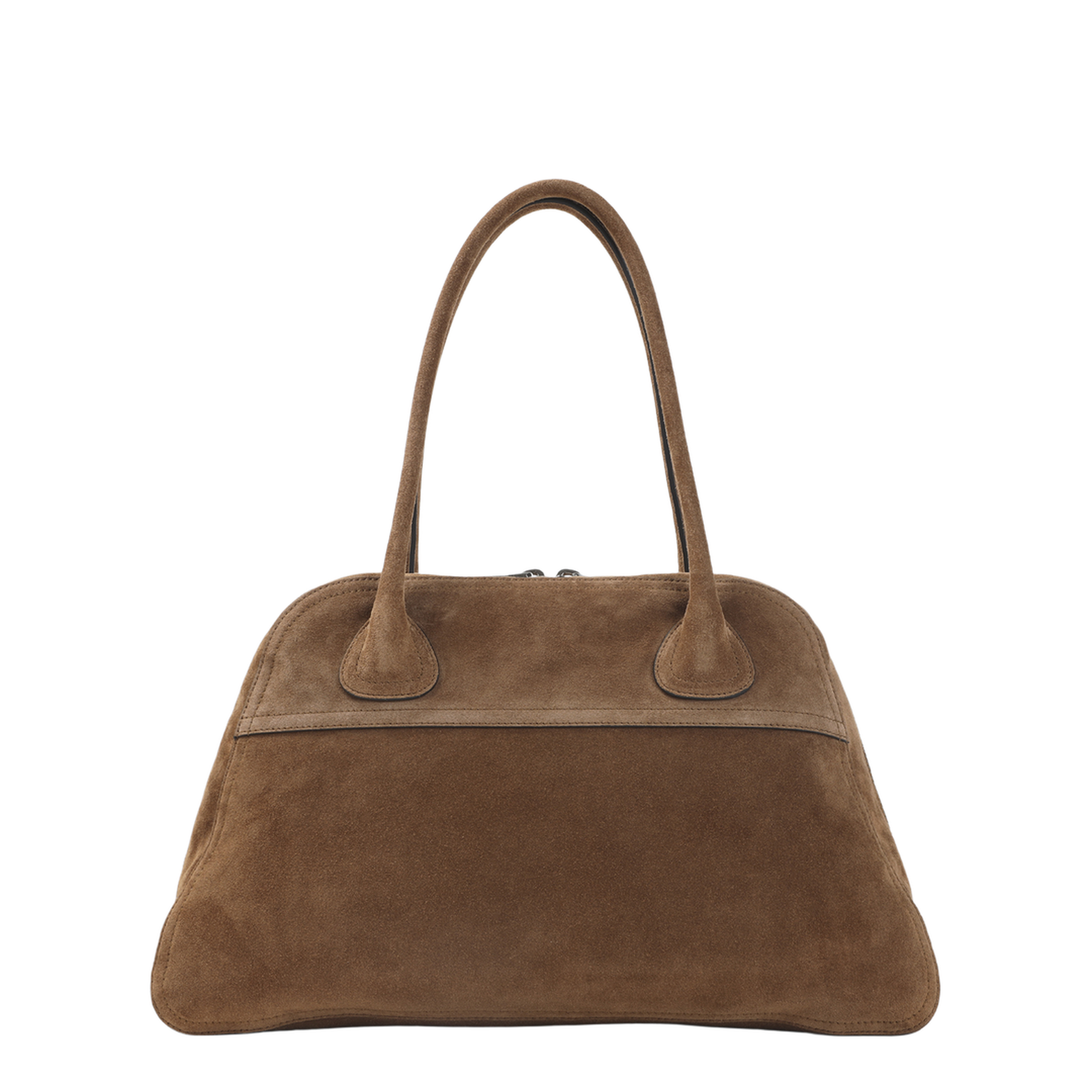 Vivant Suede Shoulder Bag - Cocoa Brown - Image 4