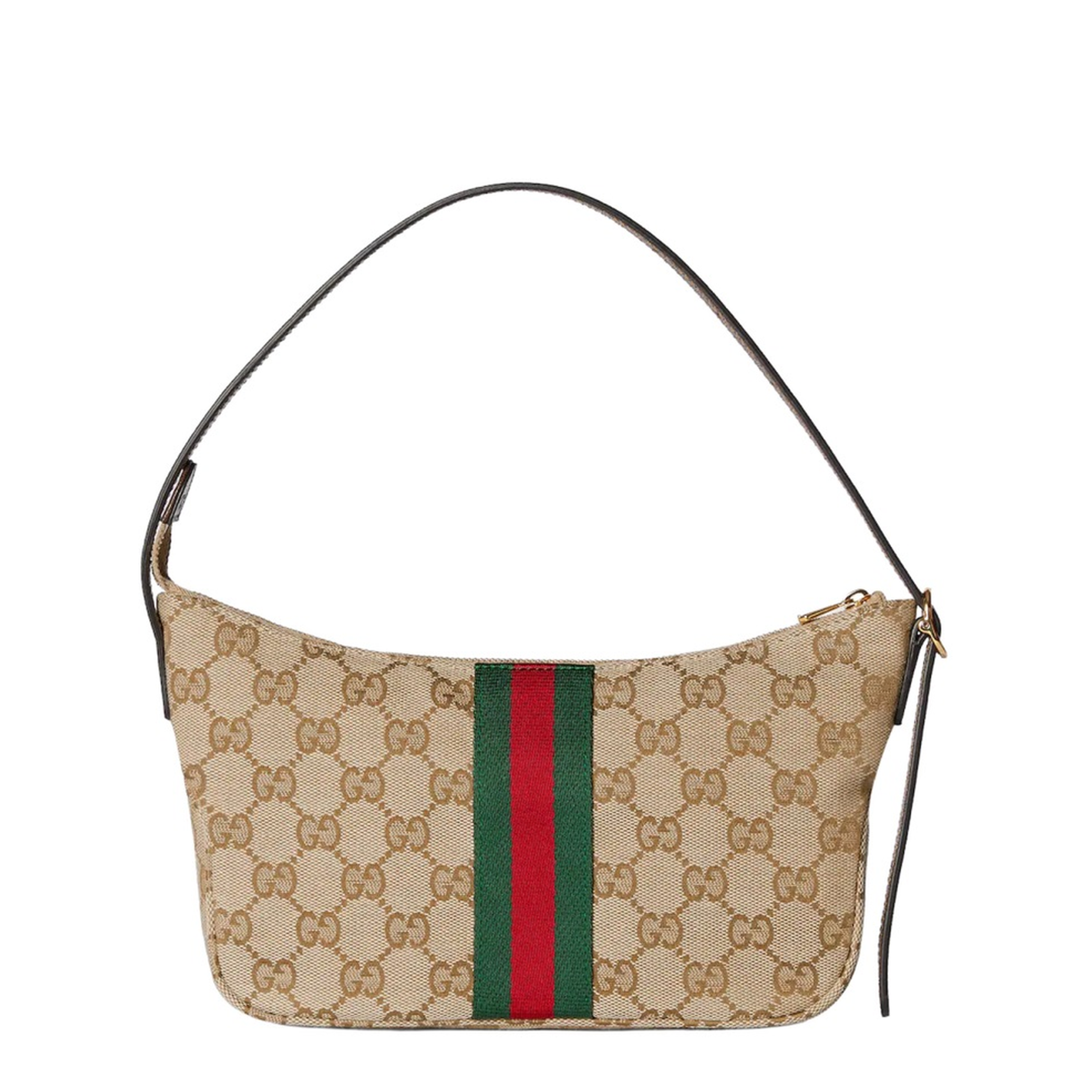 Lunetta Small Crossbody Bag - Sand/Dark Brown - Image 2