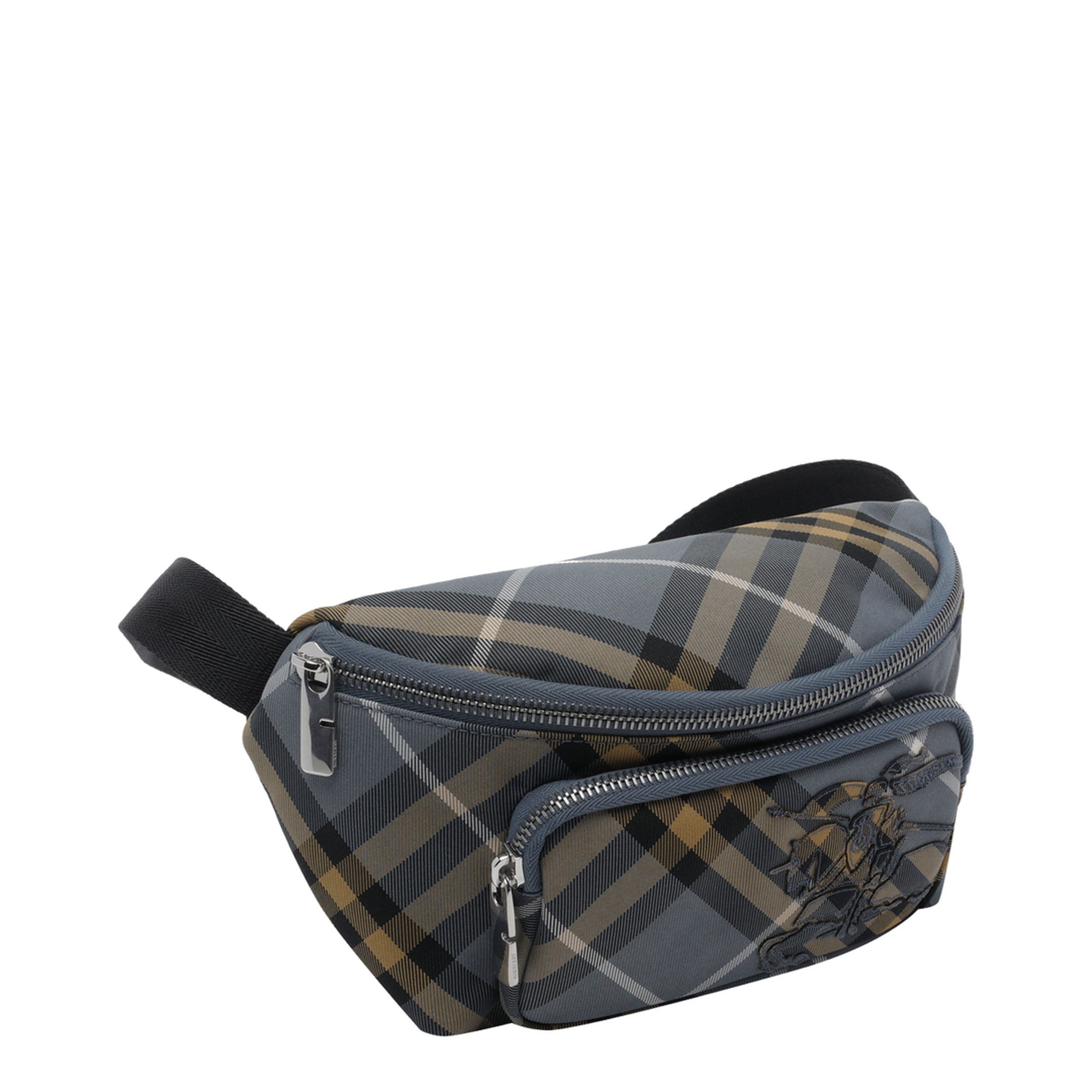 Small Check Belt Bag - Wave Blue - Image 2