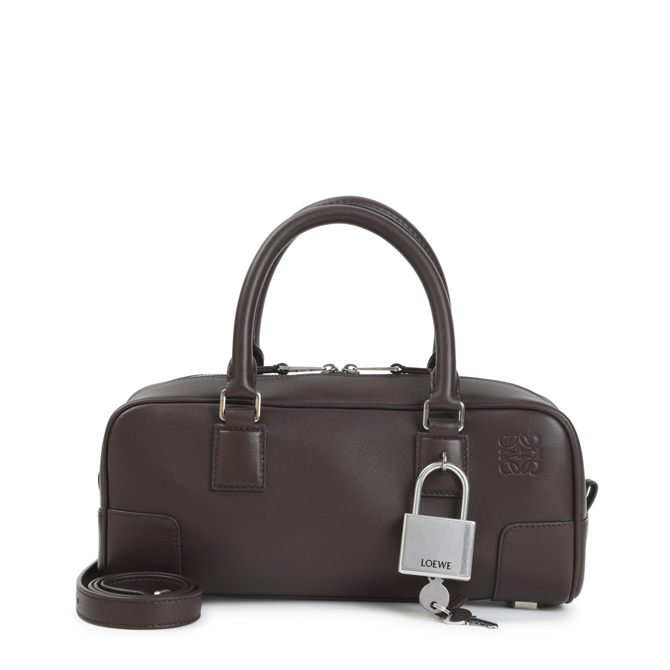 Amazona 23 Cropped Calfskin Shoulder Bag - Brown - Image 2