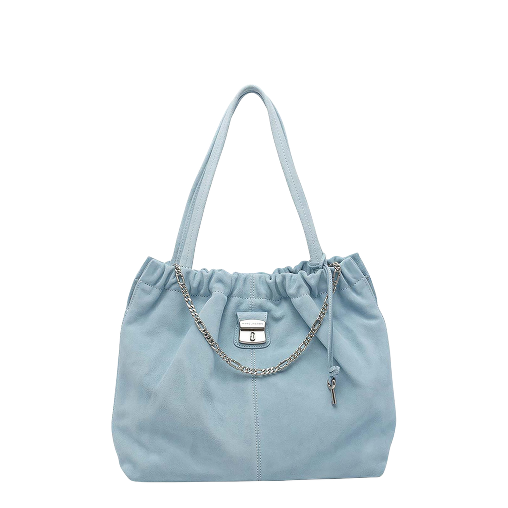Cristina Suede Tote Bag - Blue - Image 5