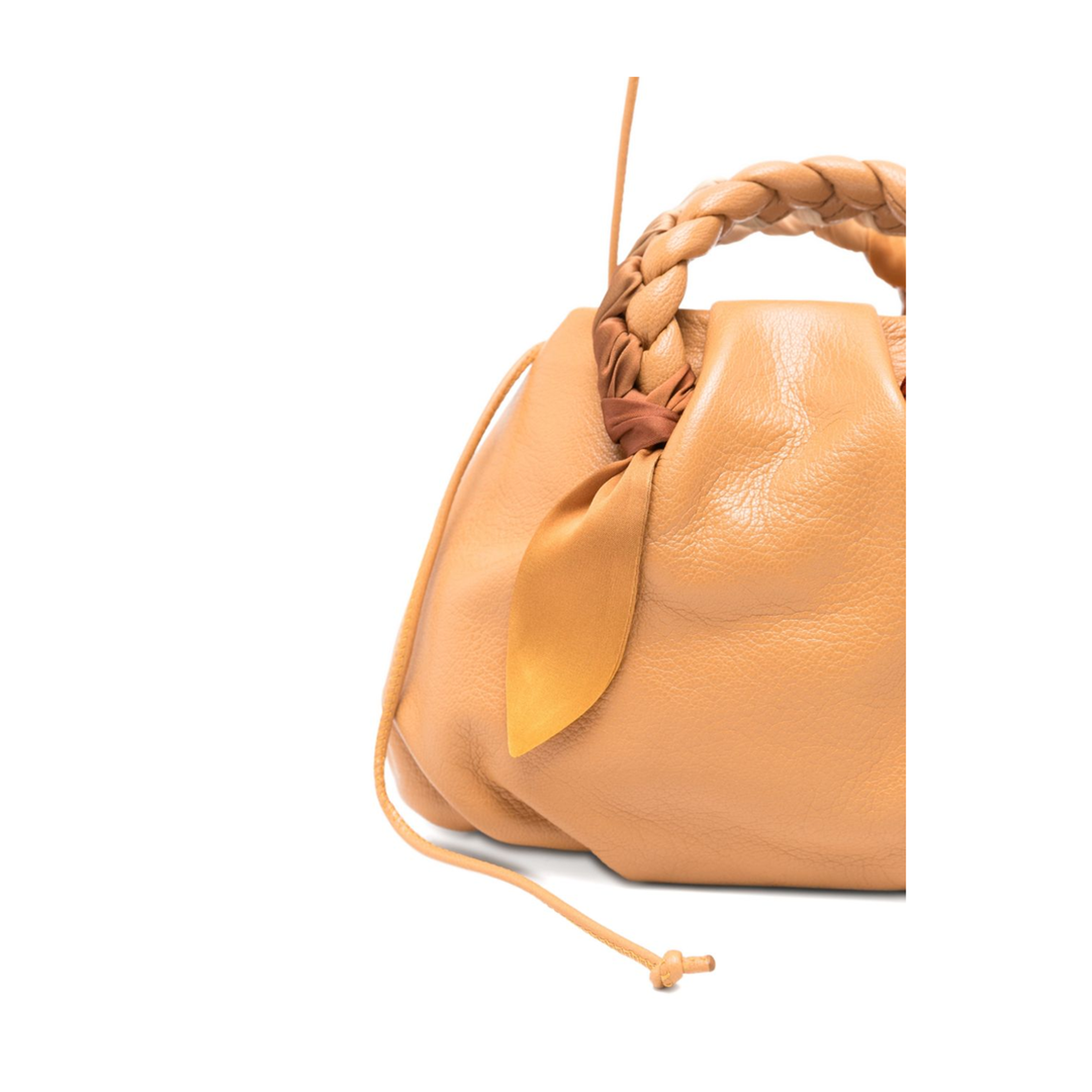 Bombon Medium Leather Handbag - Light Camel - Image 3