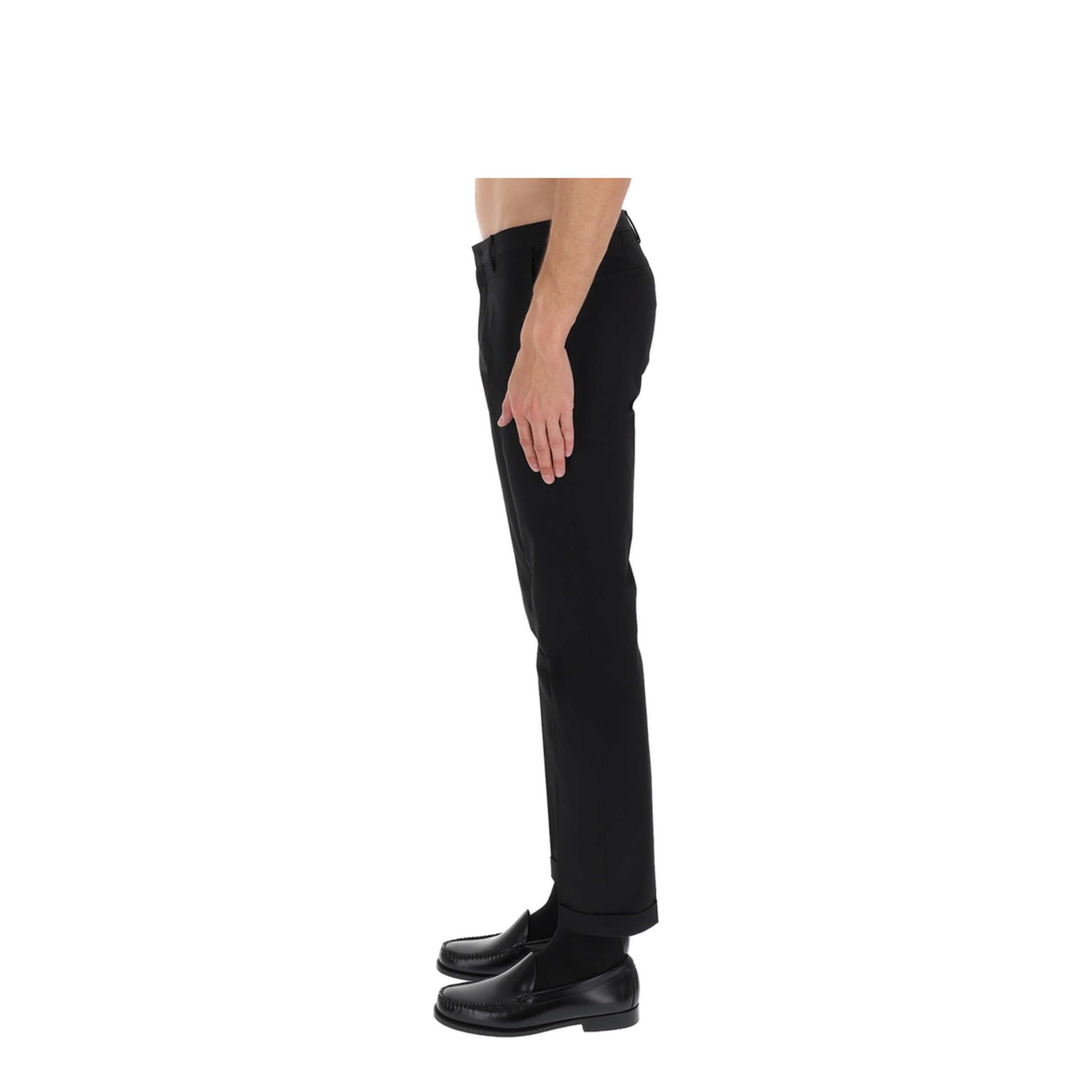 Cotton Tailored Pants - Image 4