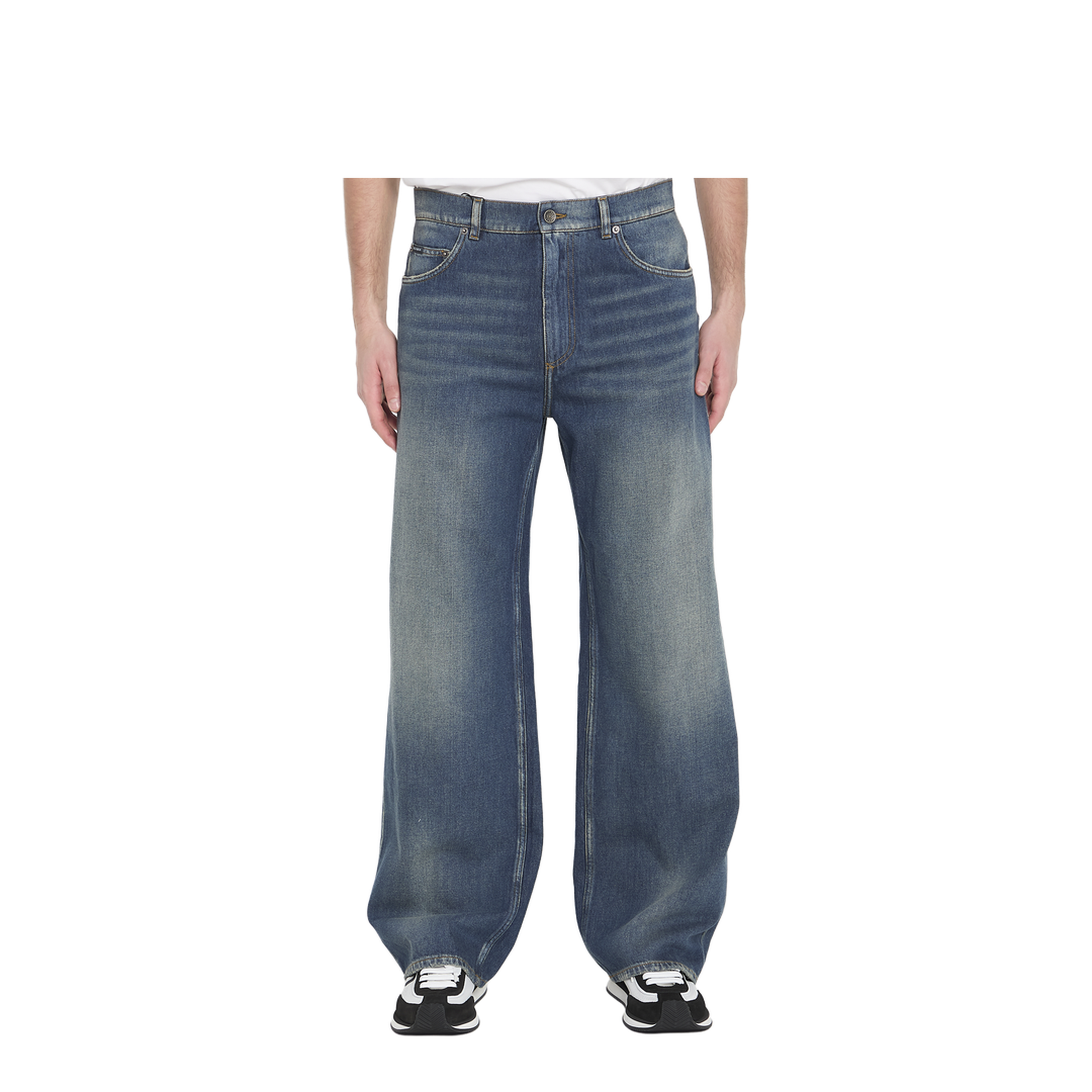 Cotton Denim Jeans - Image 1