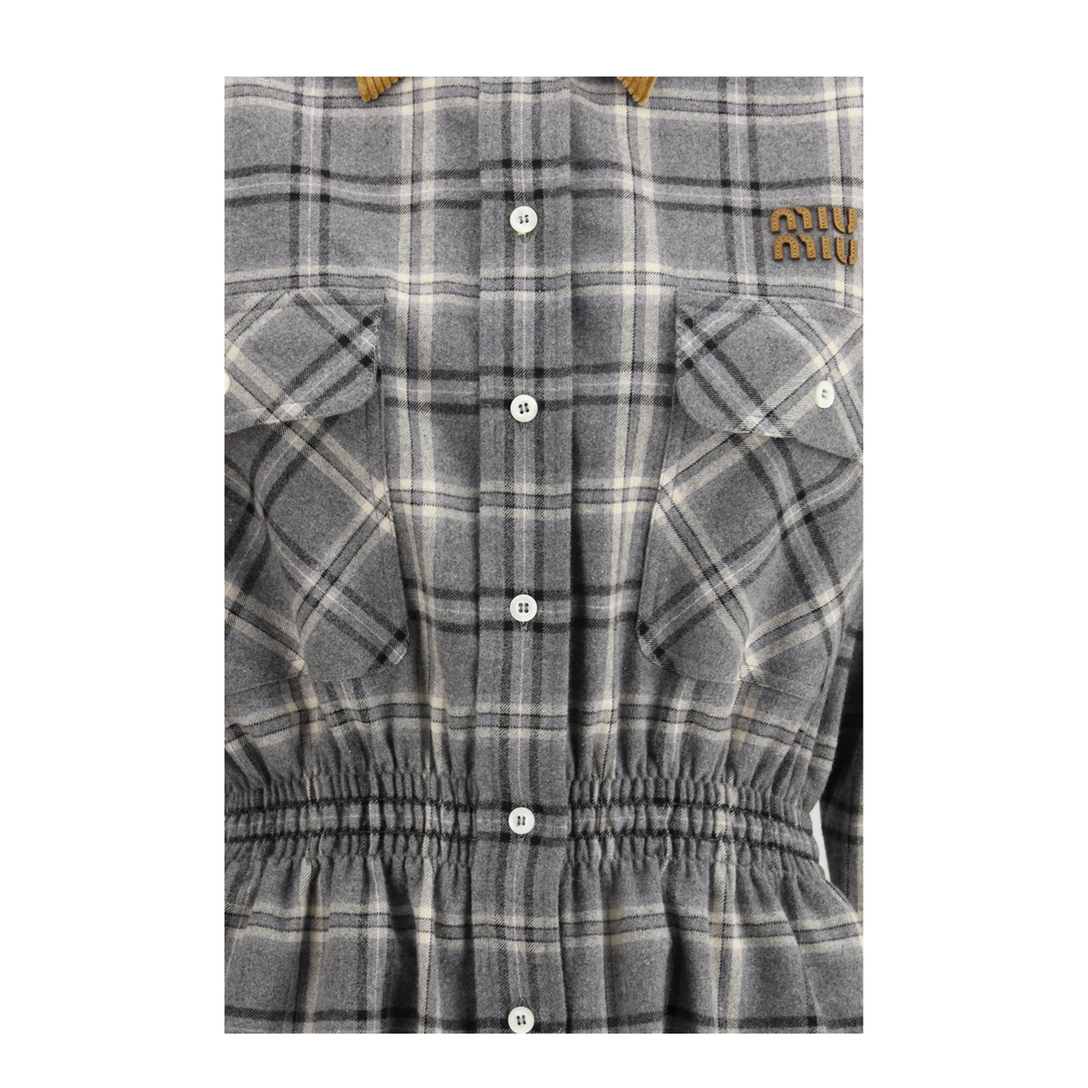 Flannel Mini-Dress - Image 3