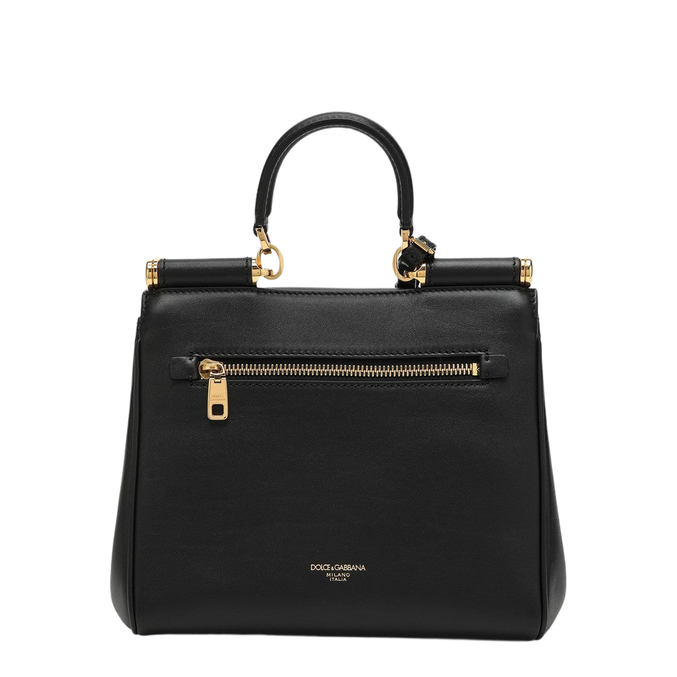 My Sicily Small Calfskin Handbag - Black - Image 2