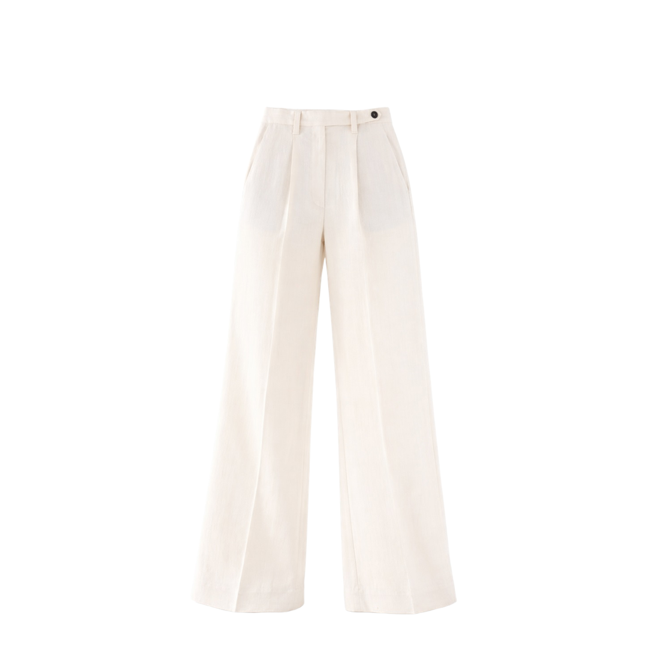Double Pleats Tailored Trousers - Image 1