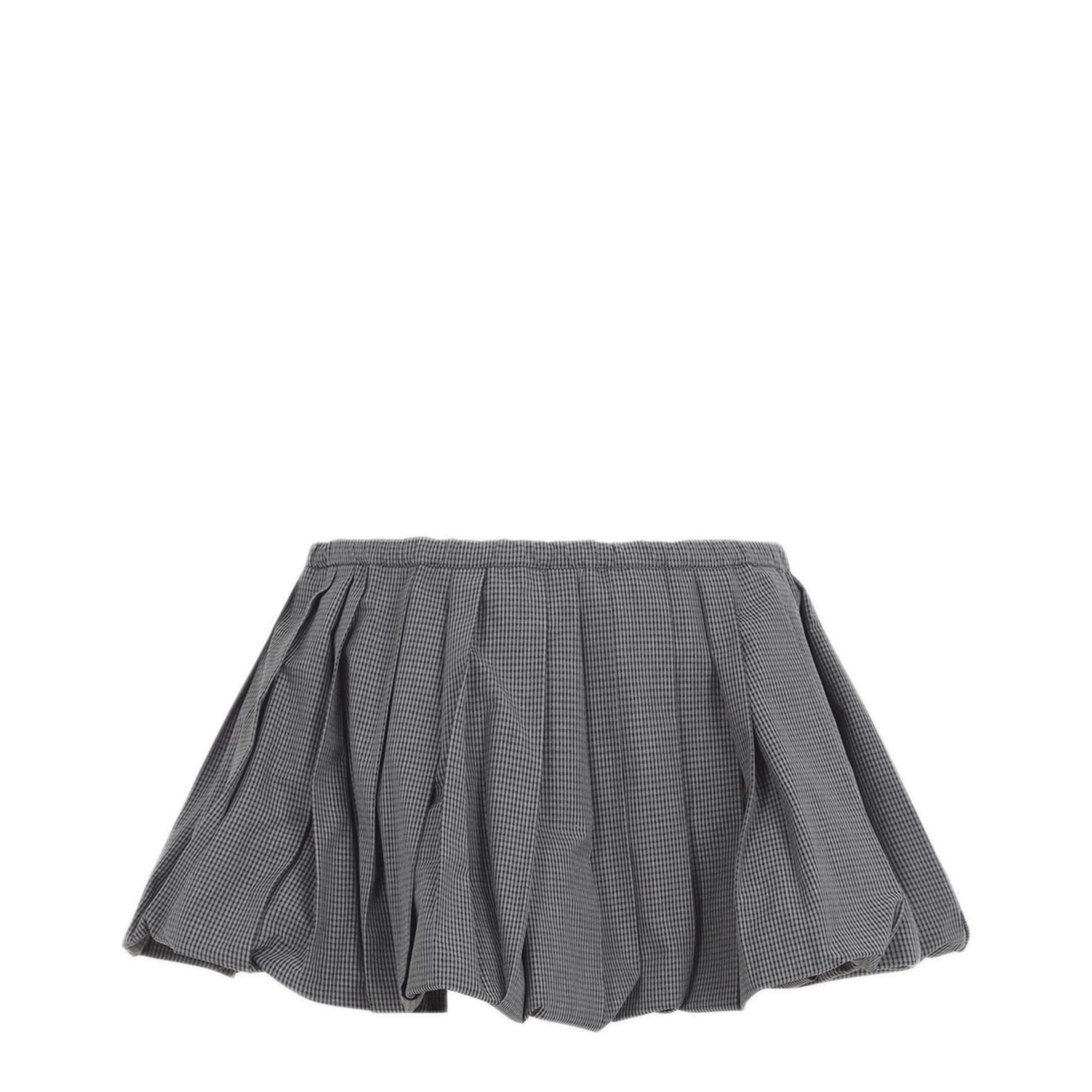 Plissé Check Mini Skirt - Image 4