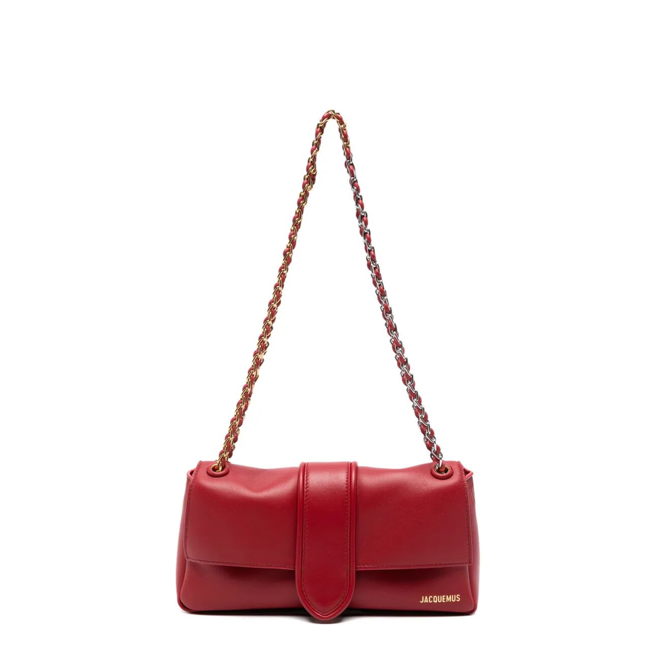 Lamb Leather Shoulder Bag - Black - Image 5