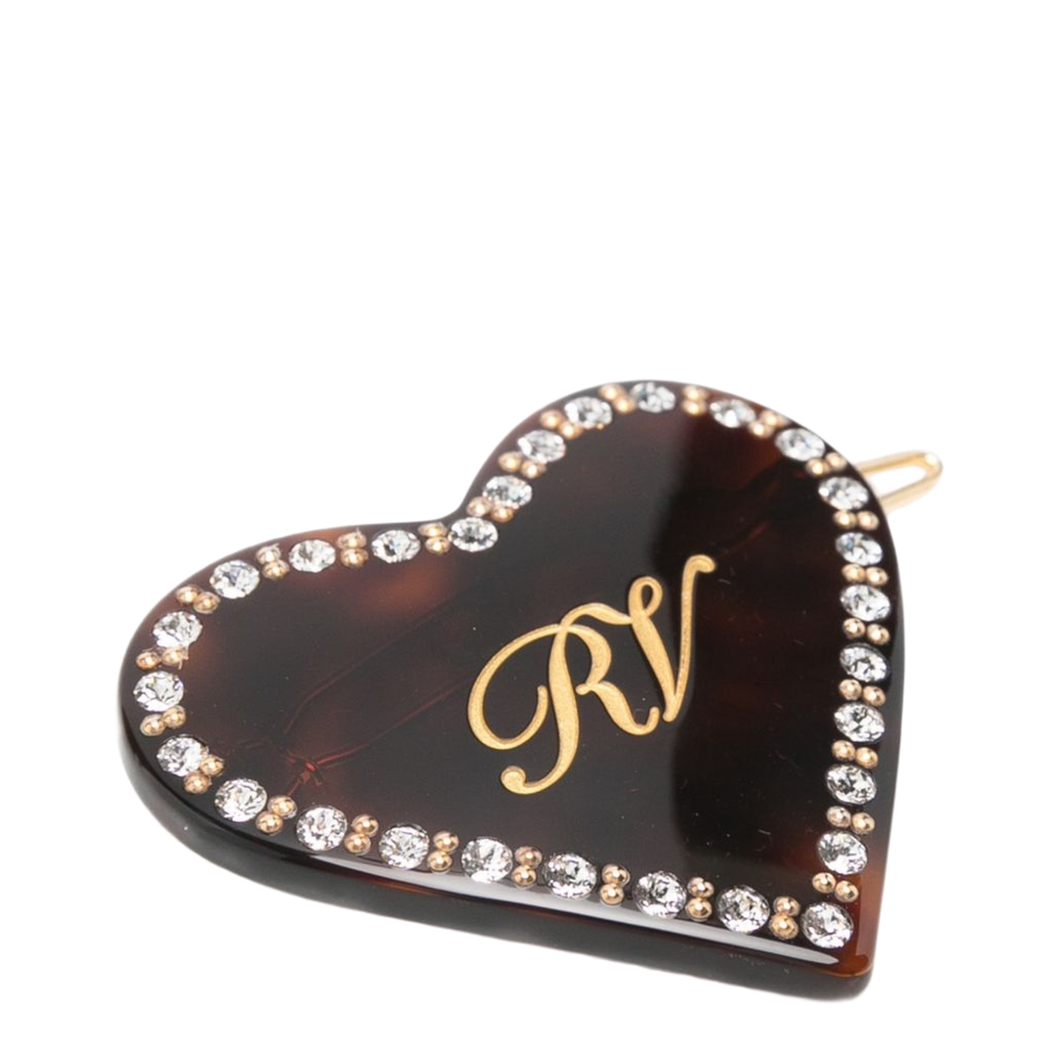 Heart Strass Hair Clip - Image 1