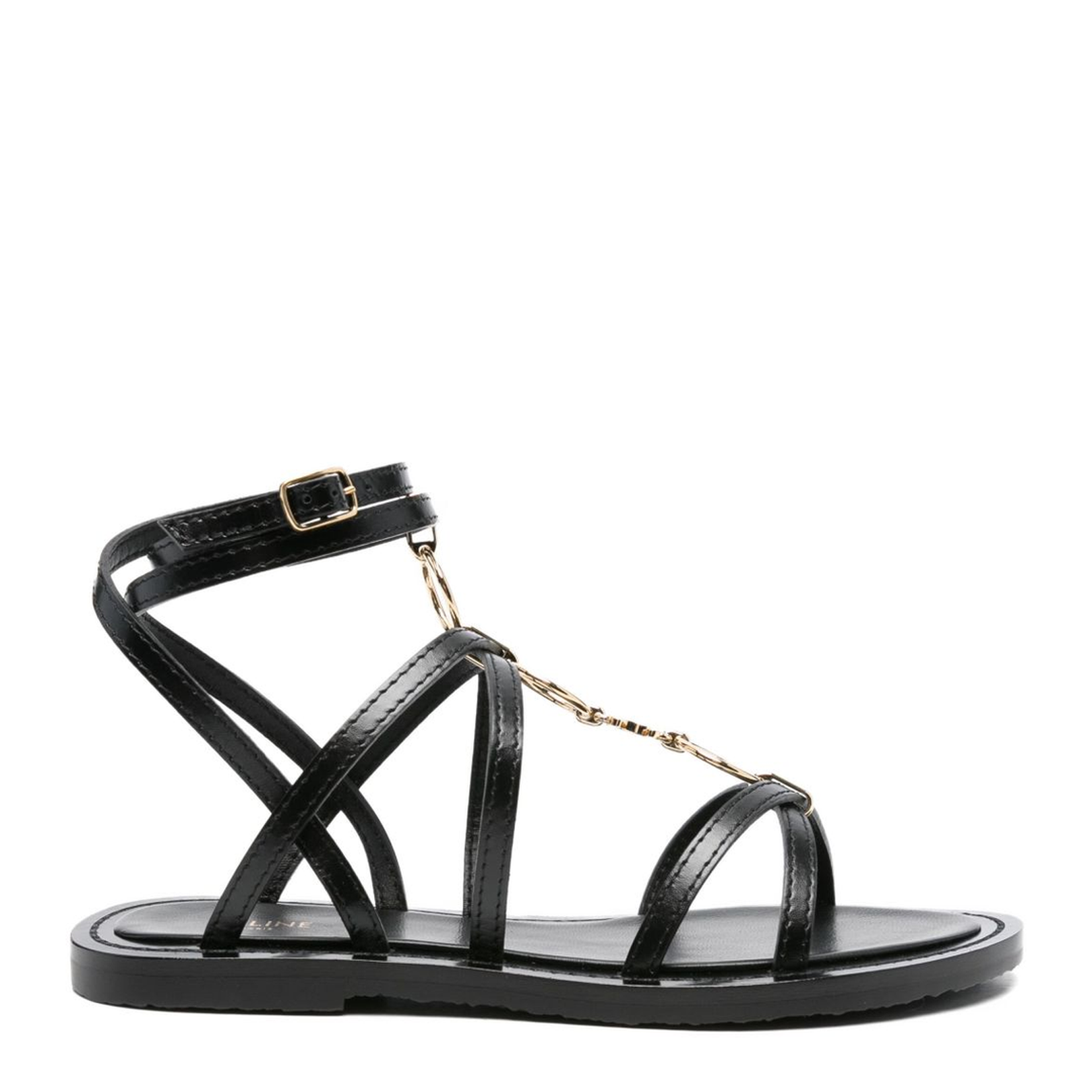 Strappy Jewel Sandal in Calfskin - Image 1