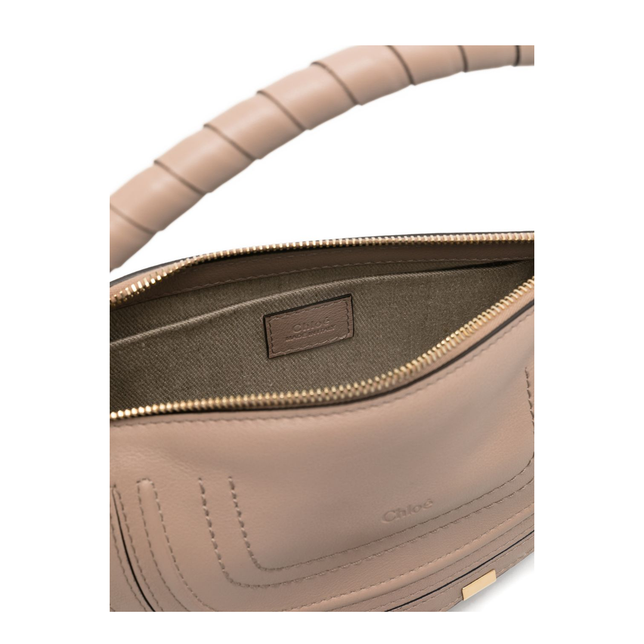 Marcie Mini Calfskin Shoulder Bag - Woodsmoke - Image 3