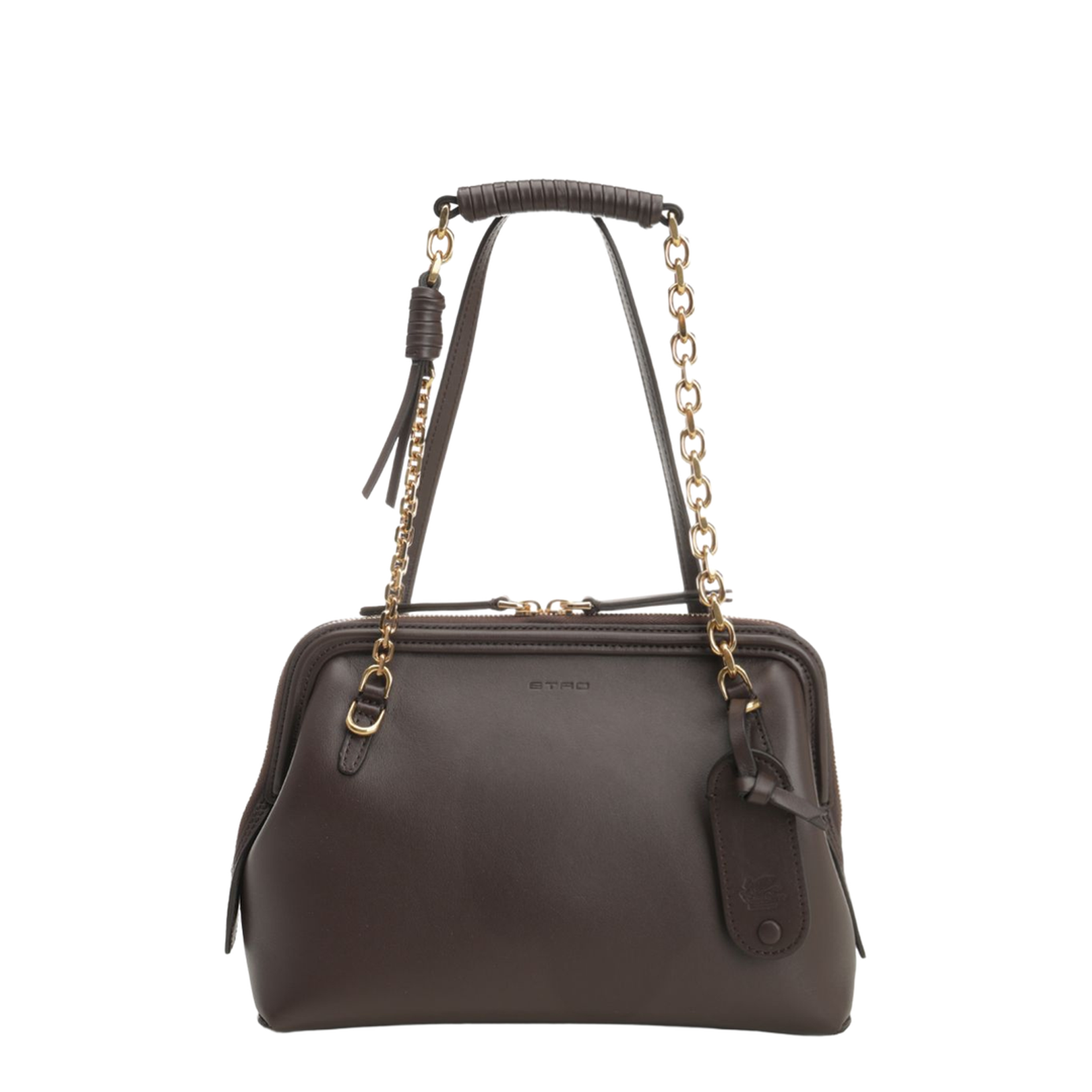 Leather Granny Shoulder Bag - Image 1