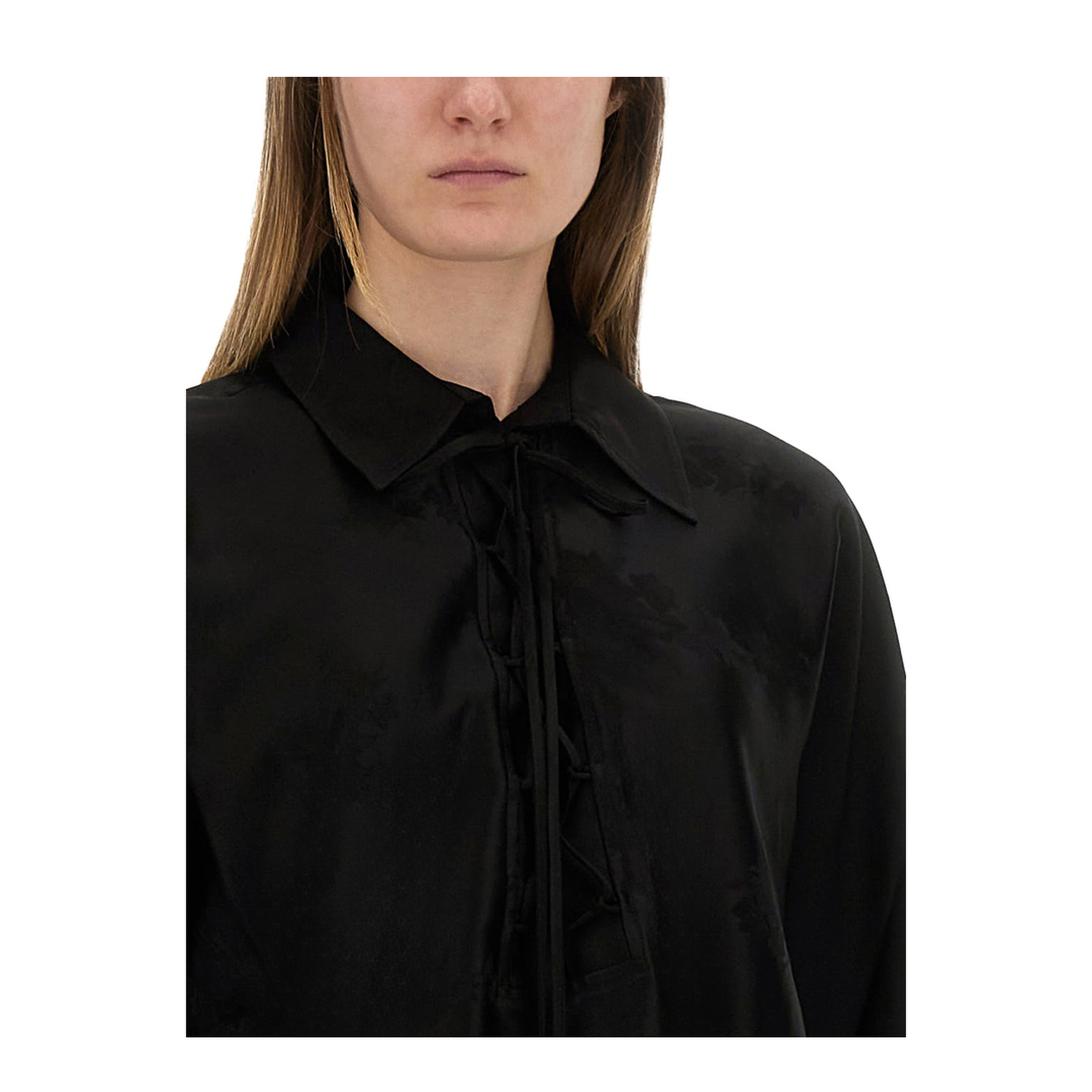 Jacquard Satin Shirt - Image 4