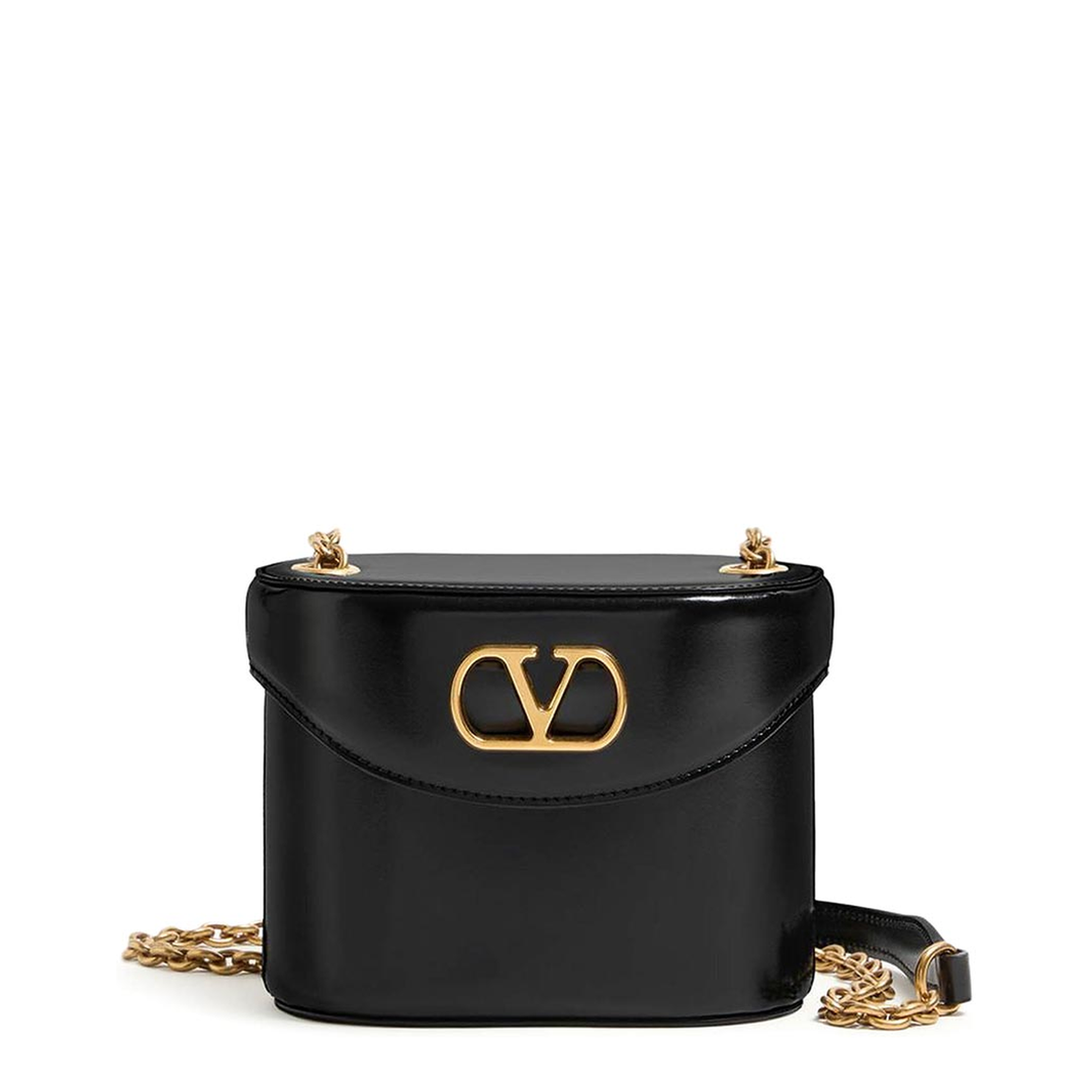 Black Leather Vanity Bag - Image 4