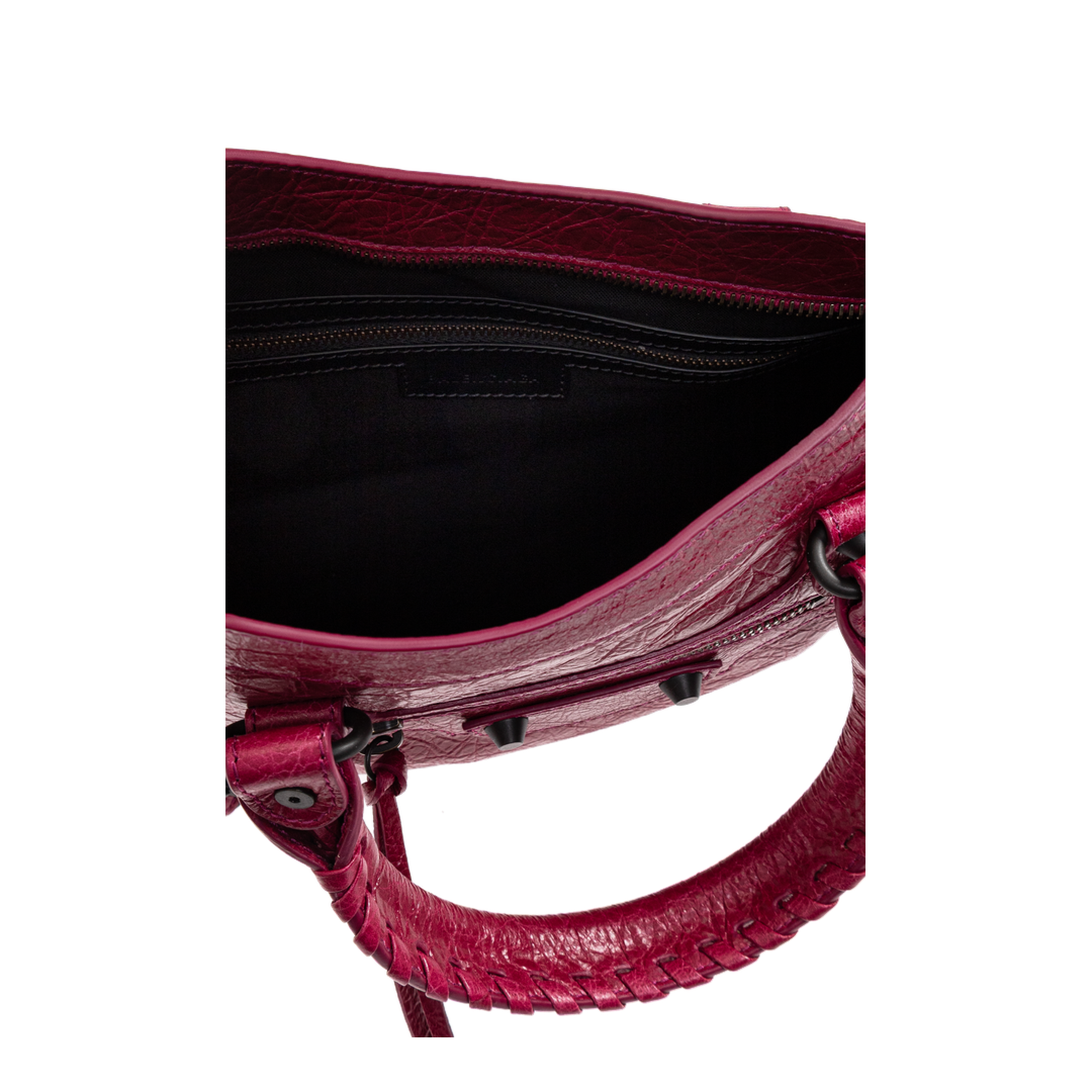 Le City Bag Small Arena Lambskin Handbag - Framboise - Image 5