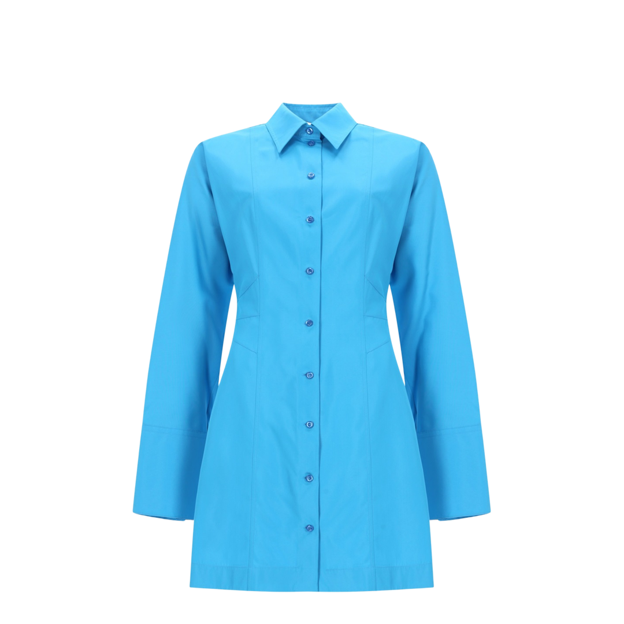 Light Blue Technical Viscose Dress - Image 1
