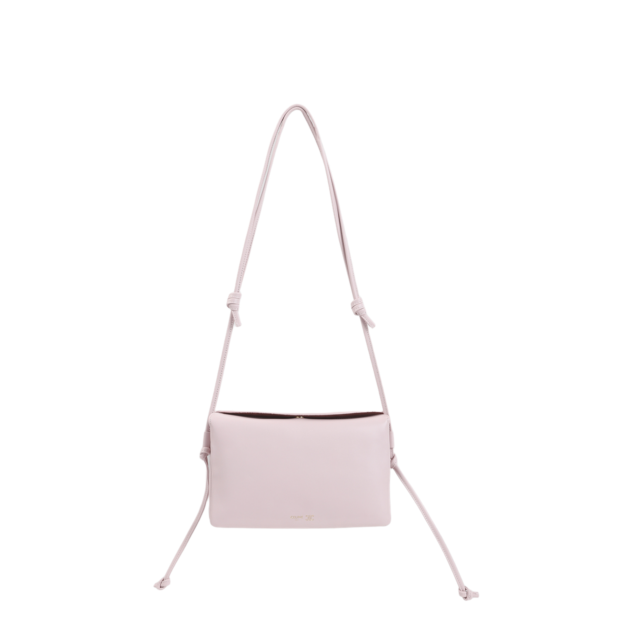 Trio Small Lambskin Shoulder Bag - Light Graphite - Image 1