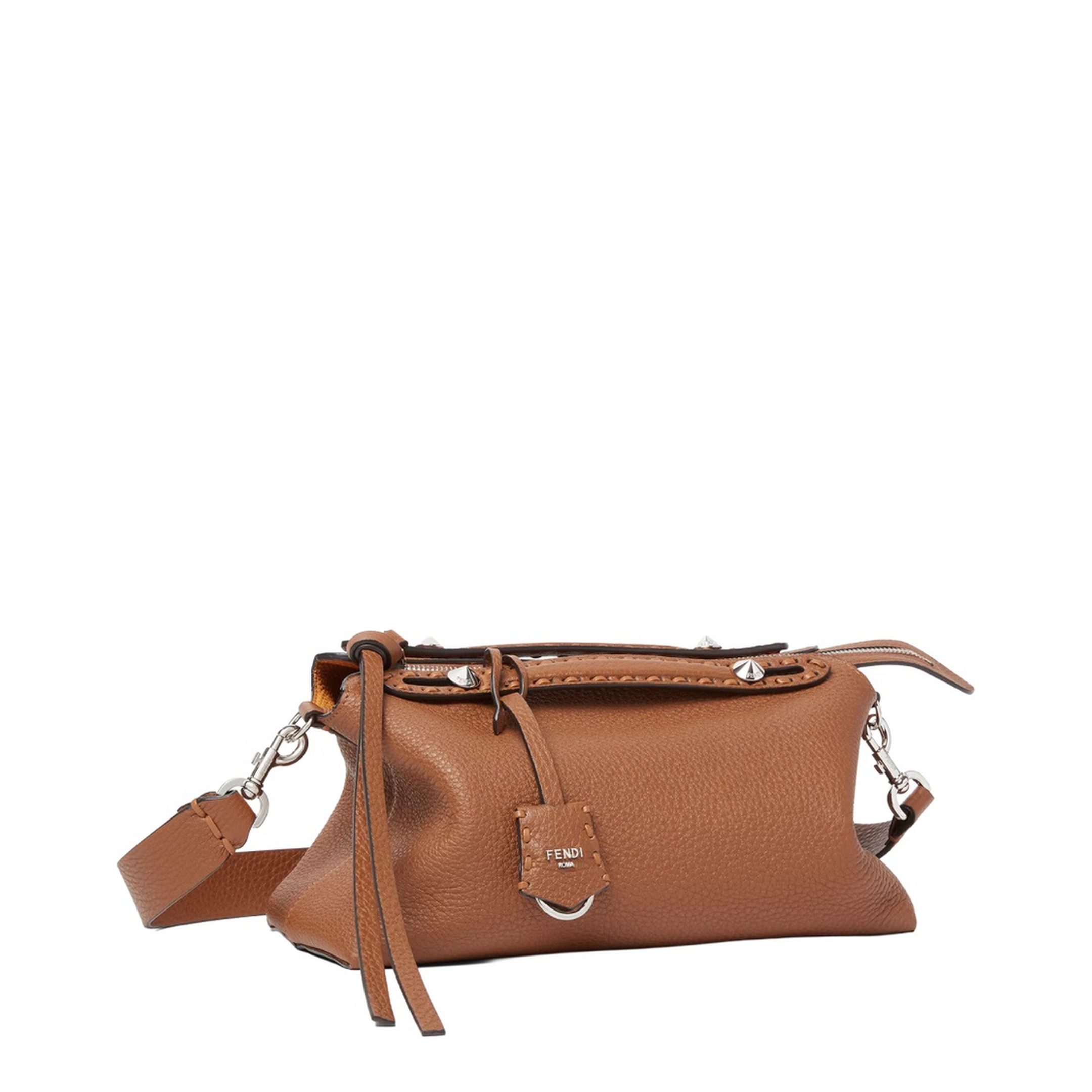By The Way Selleria Medium Calf Leather Handbag - Brown - Image 3