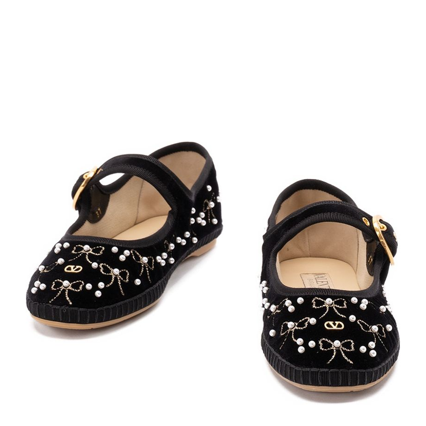 Black Garavani Flat Shoes - Image 5