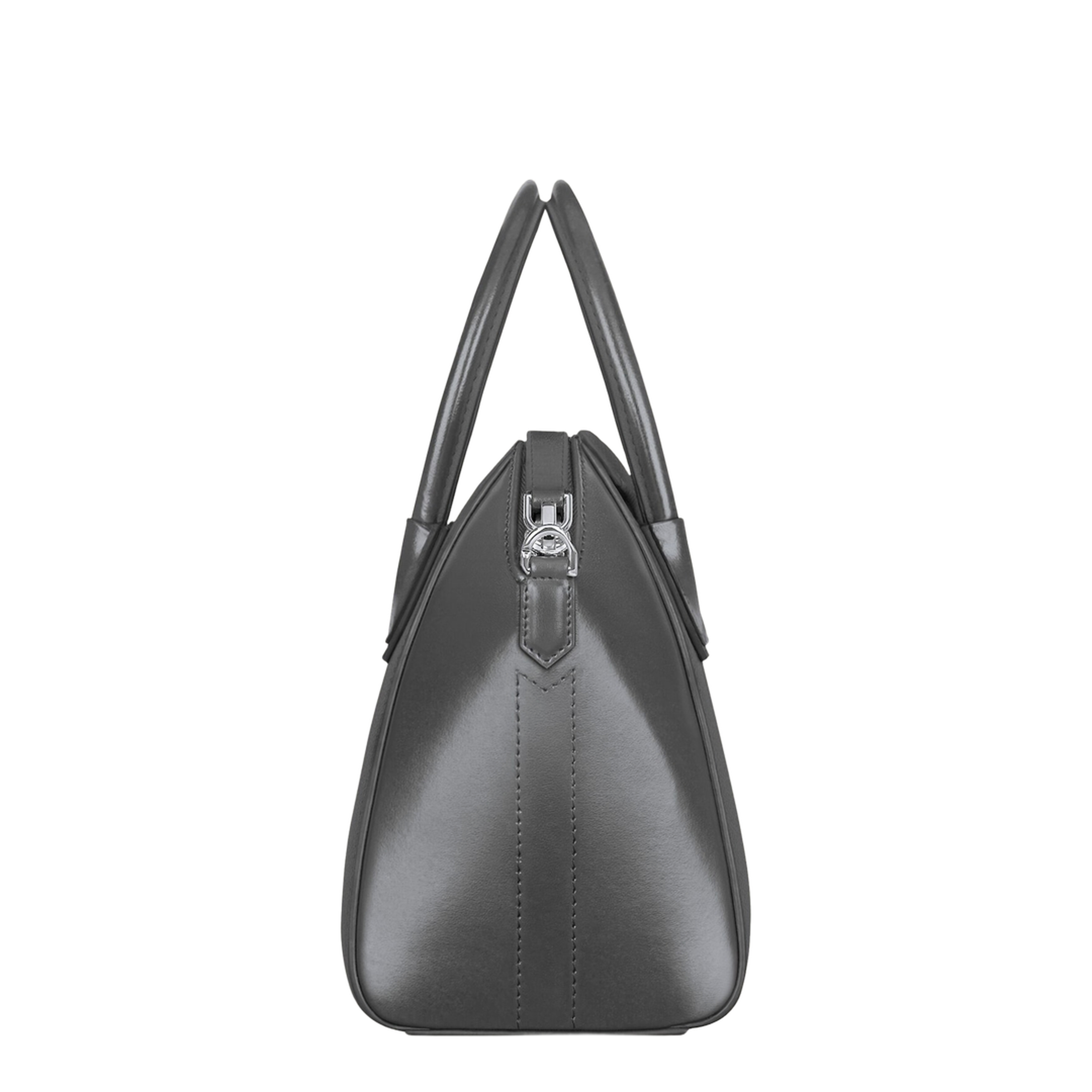 Antigona Small Leather Handbag - Dark Grey - Image 3