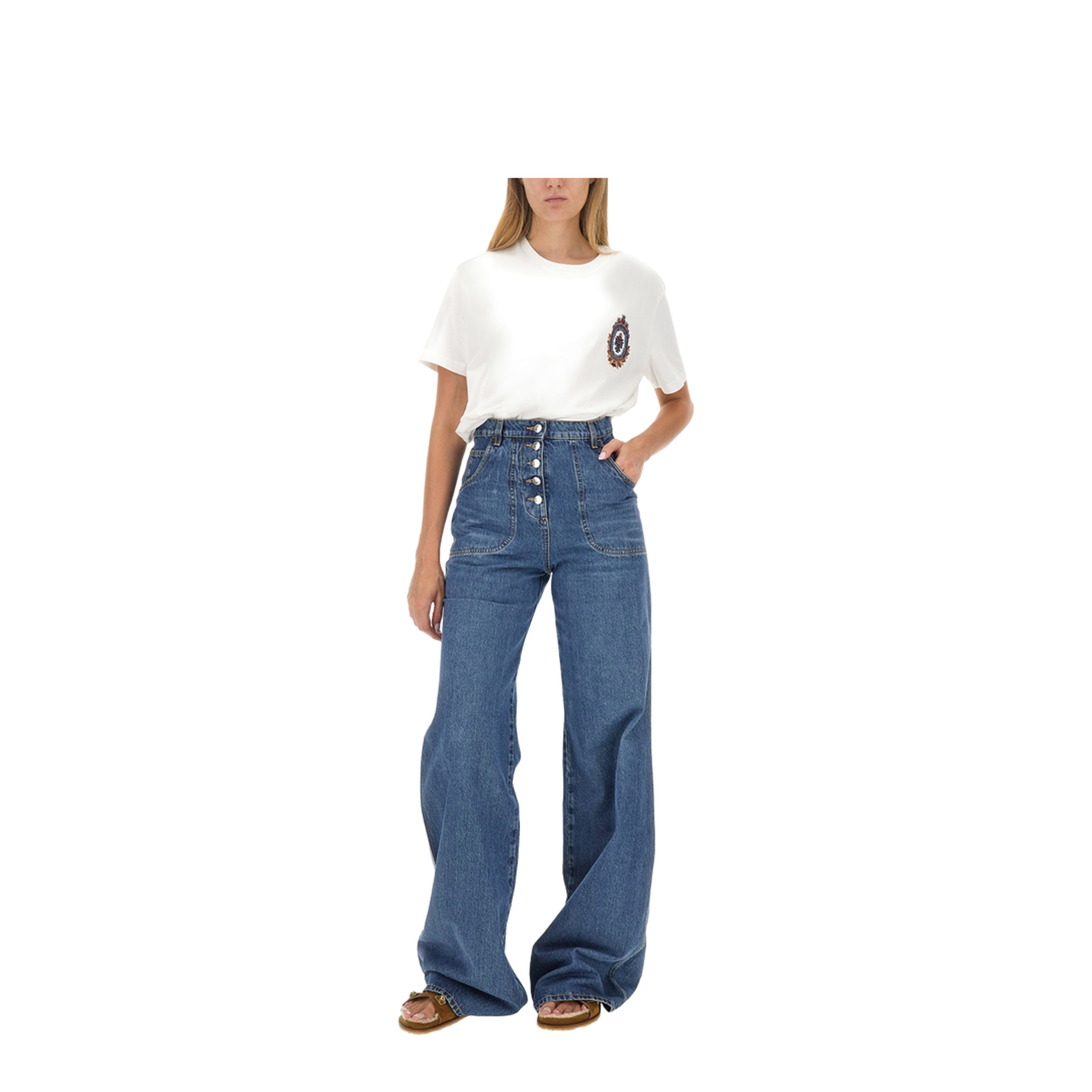Bootcut Jeans - Light Wash - Image 2