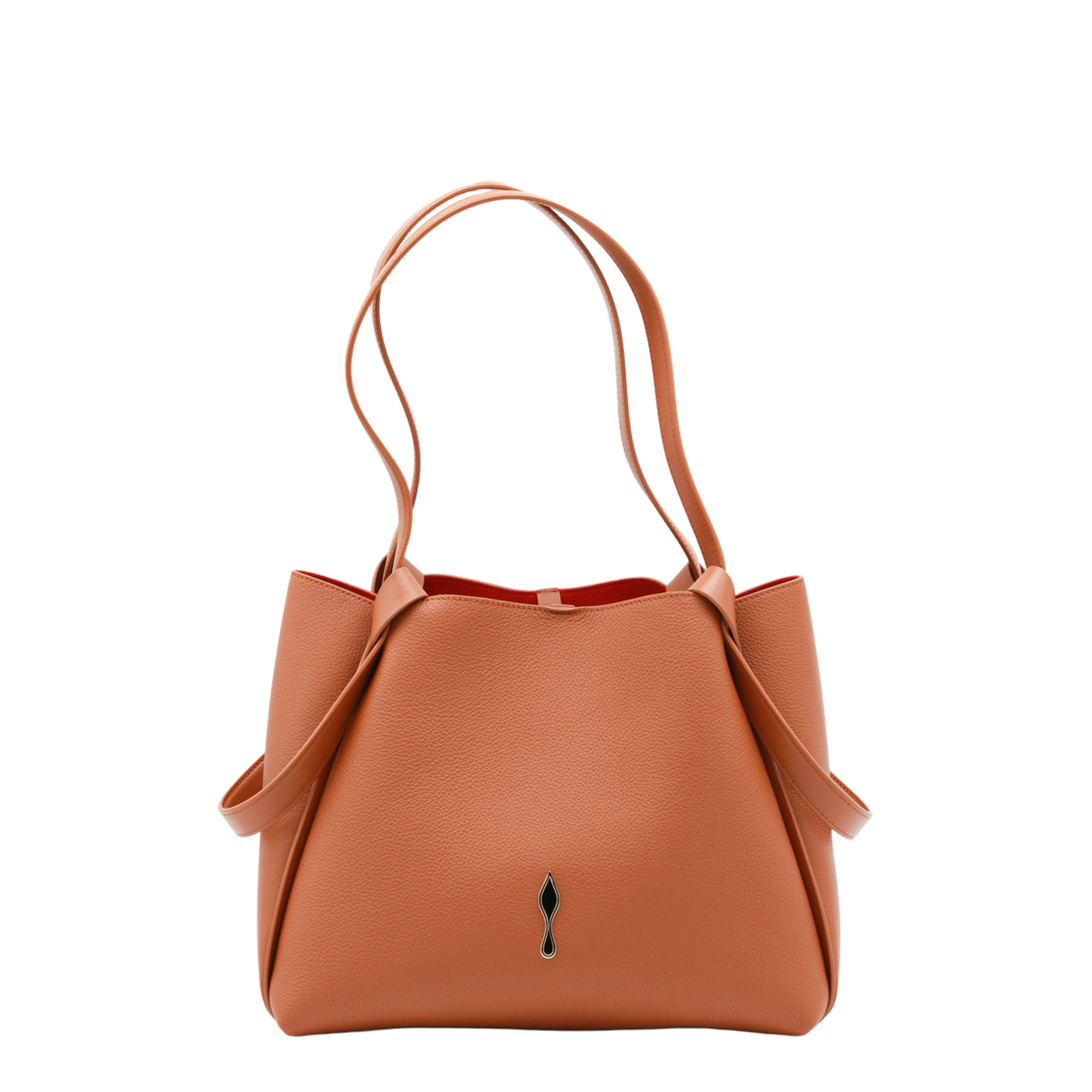 Bettina Small Grained Calf Leather Tote - Cuoio - Image 2