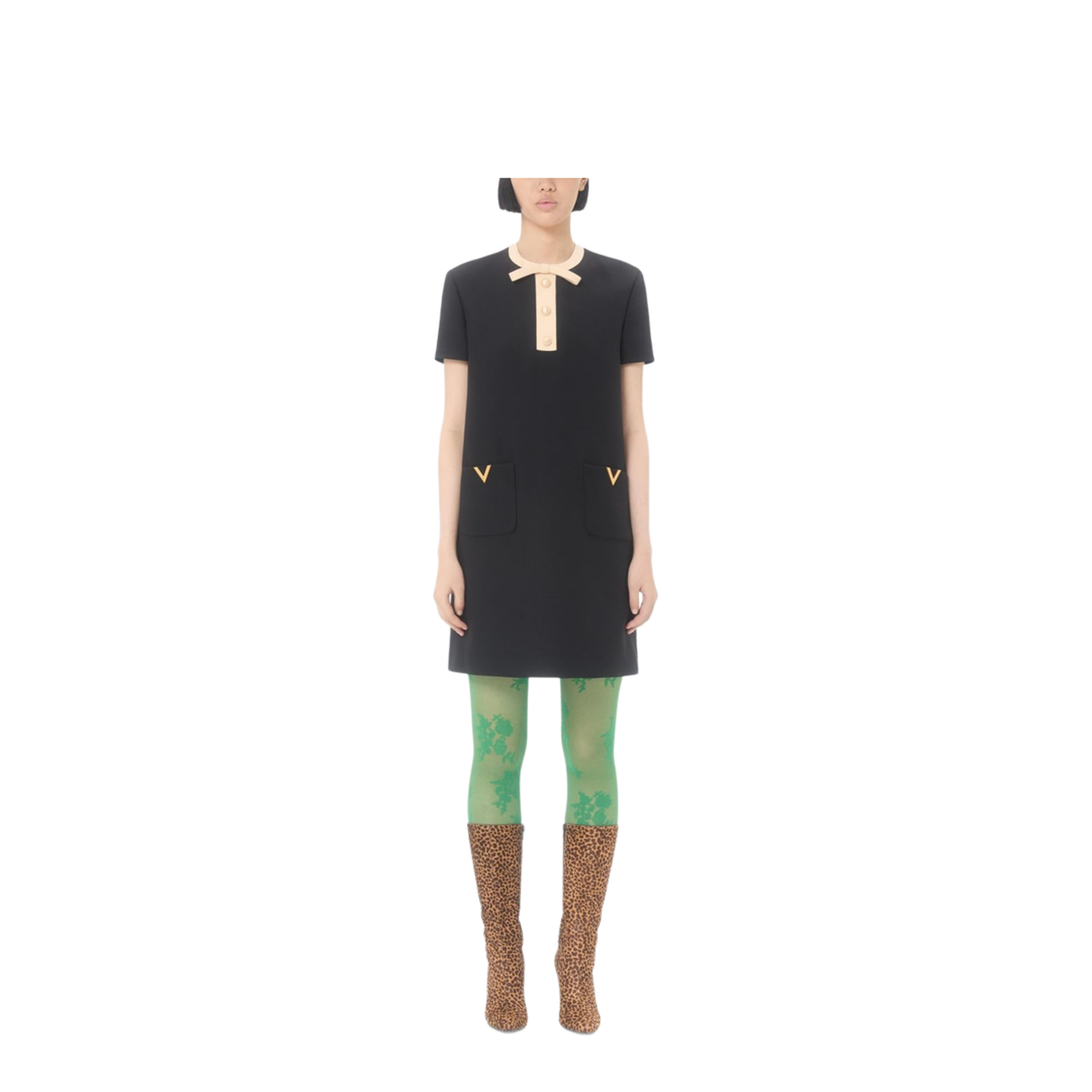 Wool And Silk Blend Dress - Image 5