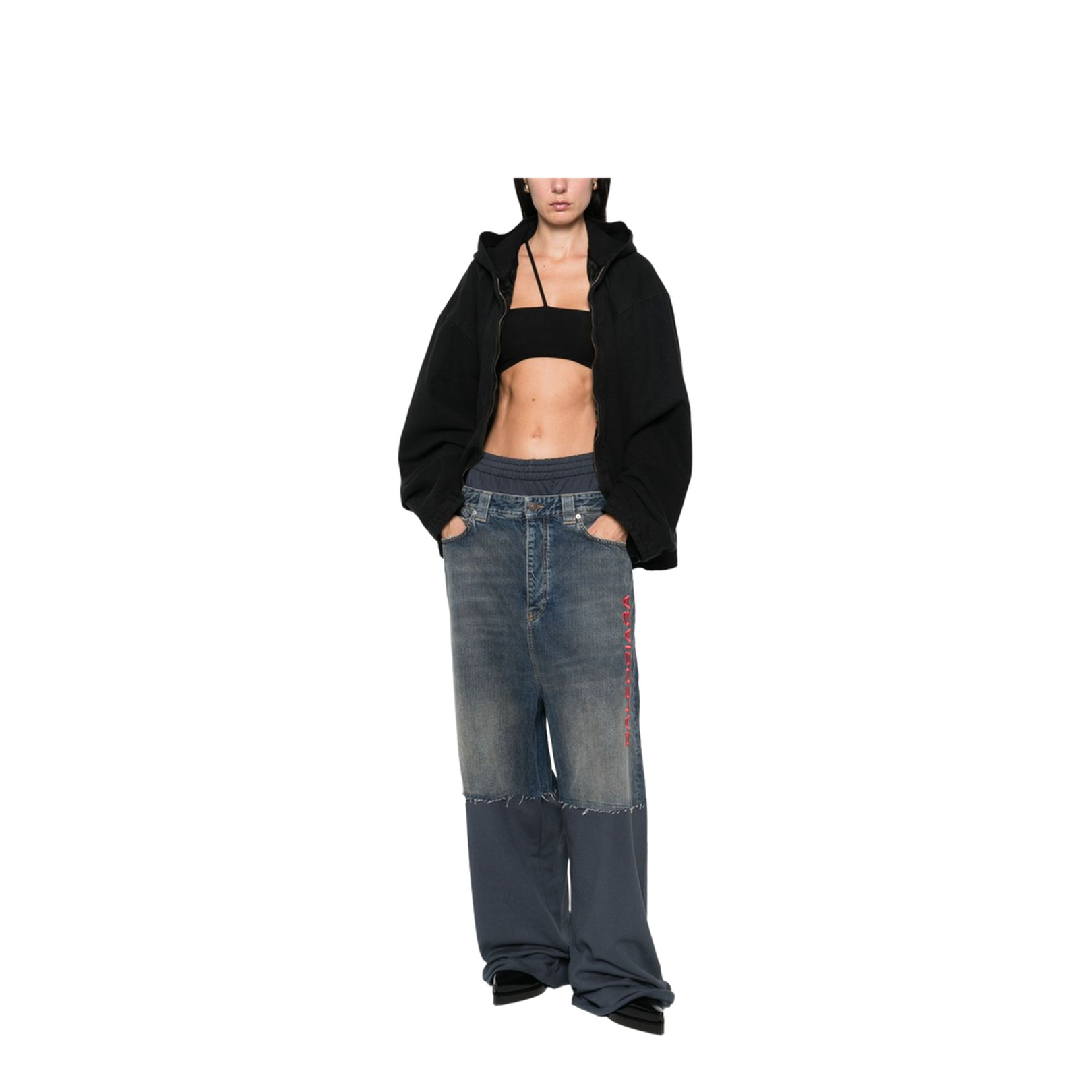 Hooded Jacket Black - Image 2