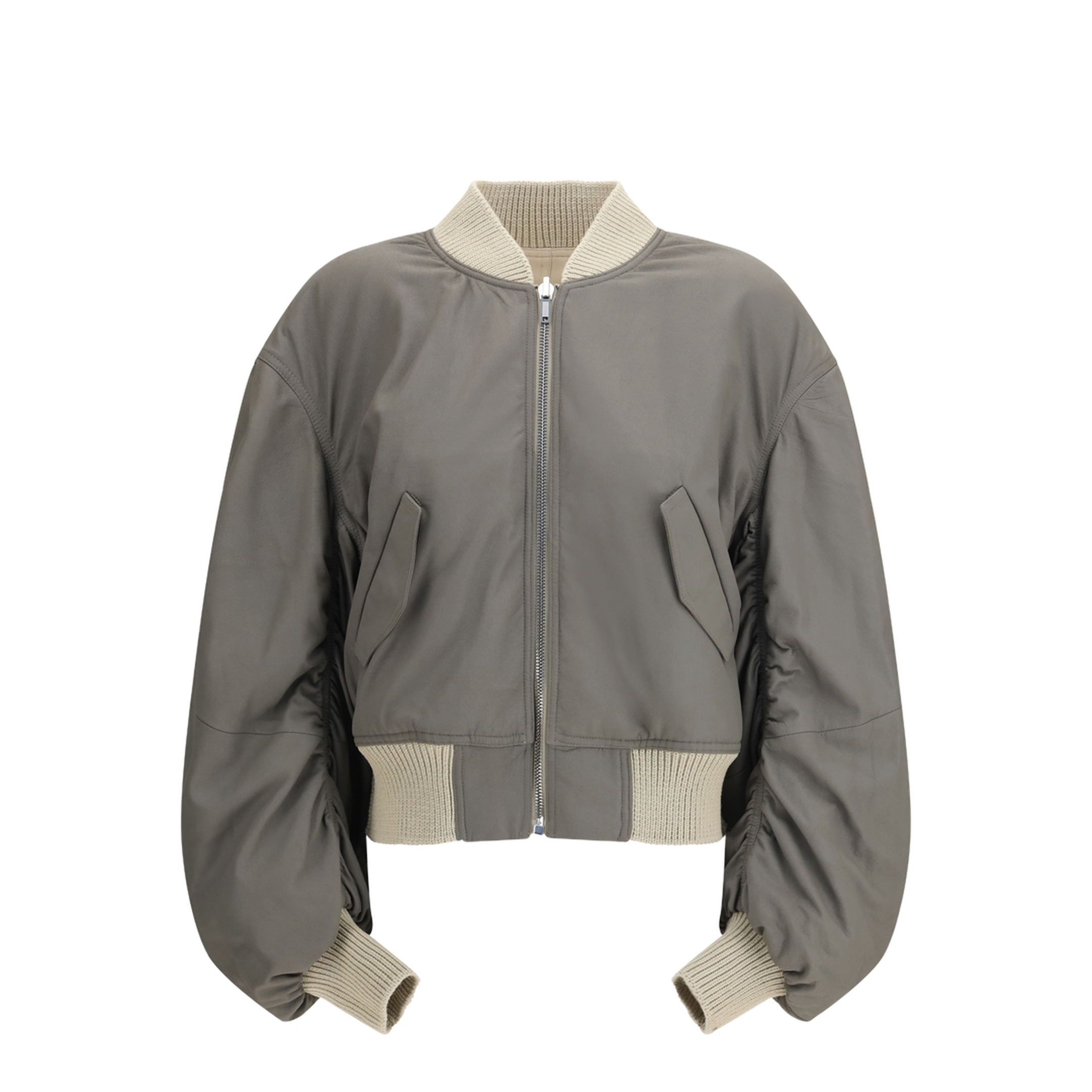 Secchia Flight Bomber in Lamb Leather - Image 2