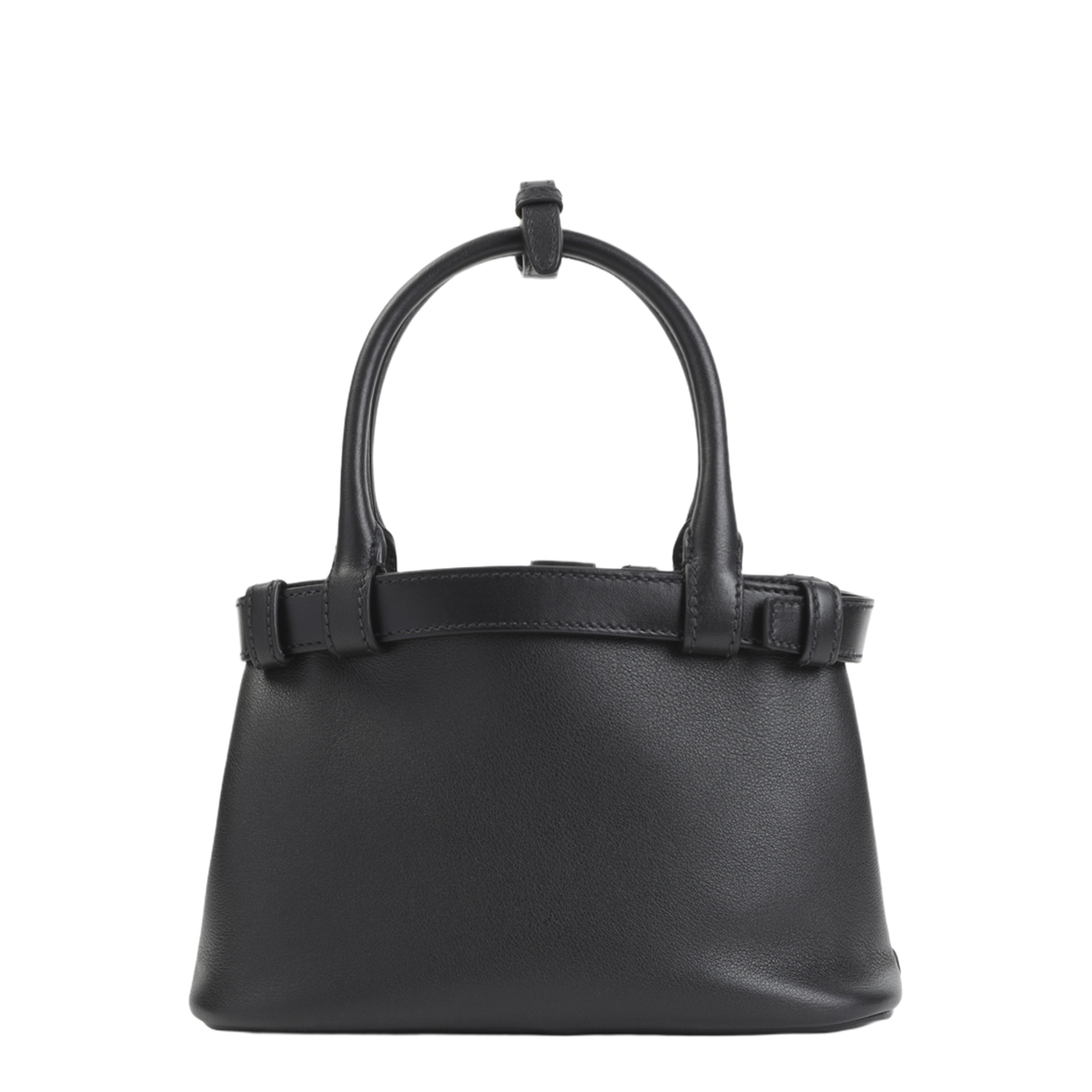 Medium Calfskin Shoulder Bag - Black - Image 4