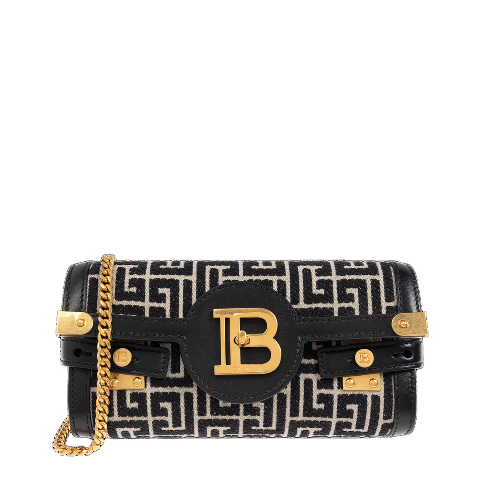 B-Buzz Pouch 23 in Monogrammed Jacquard Canvas and Leather - Image 1