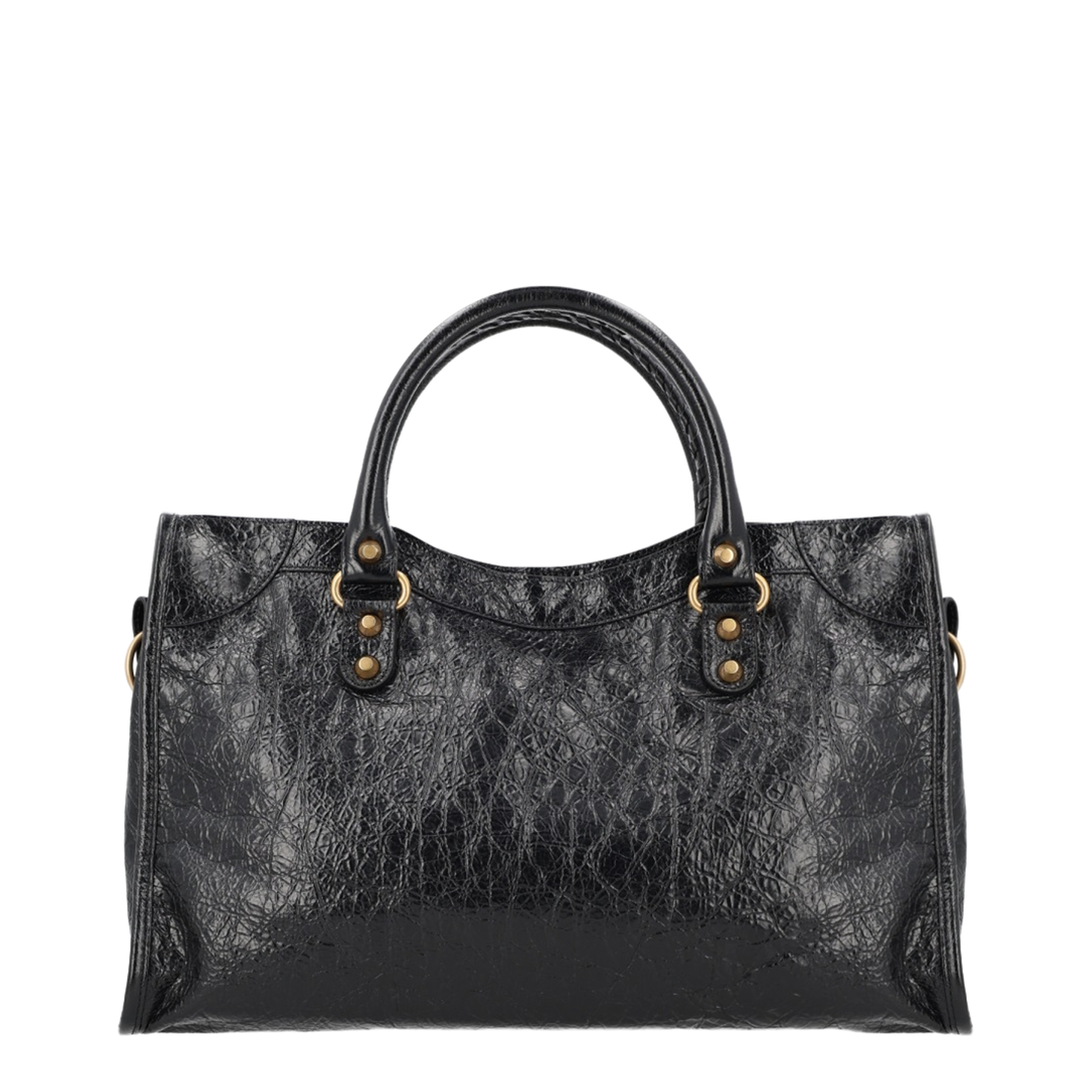 Le City Medium Arena Lambskin Shoulder Bag - Black - Image 3