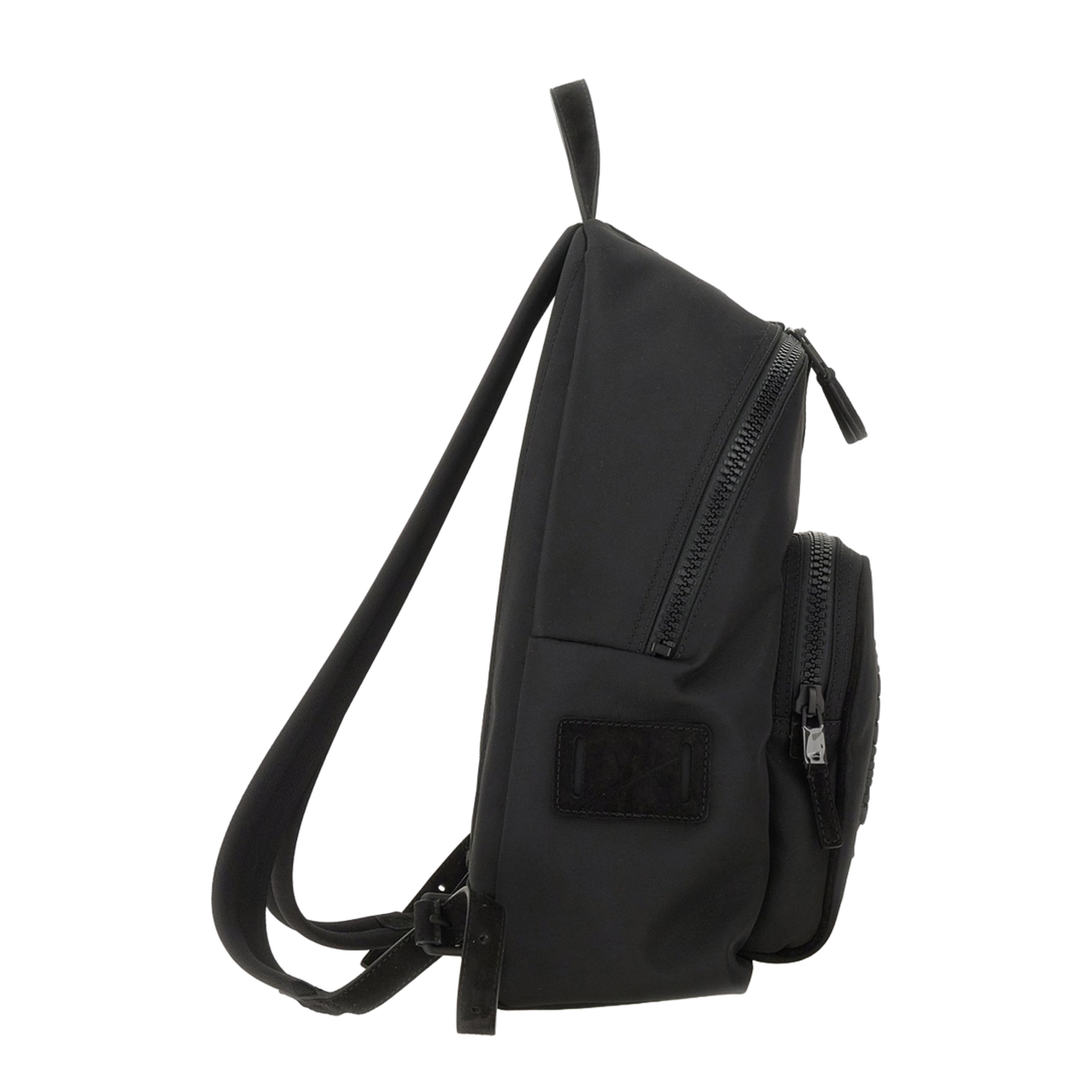 Large Cordura Nylon Backpack - Black - Image 3