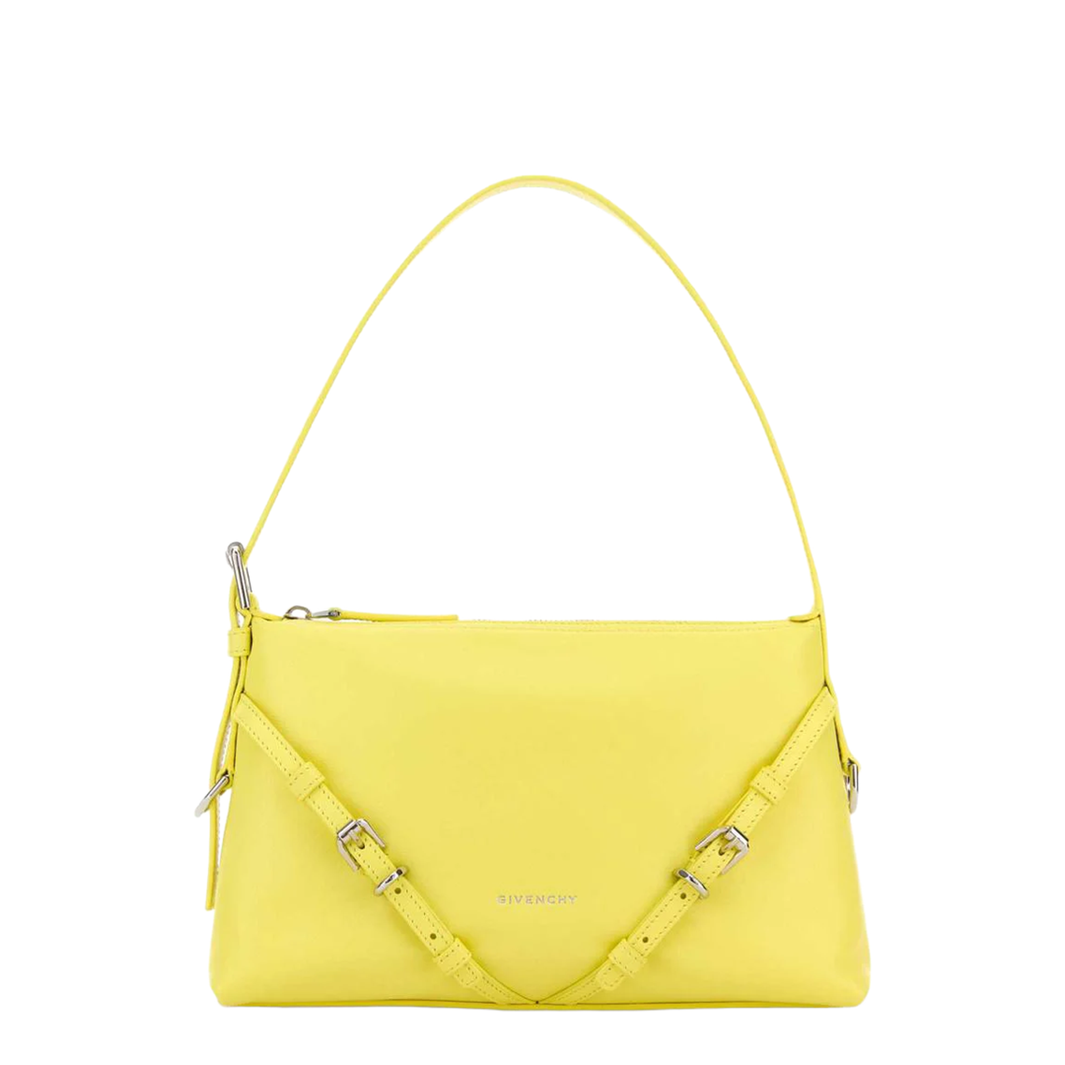 Mini Voyou Handbag Leather Yellow - Image 1