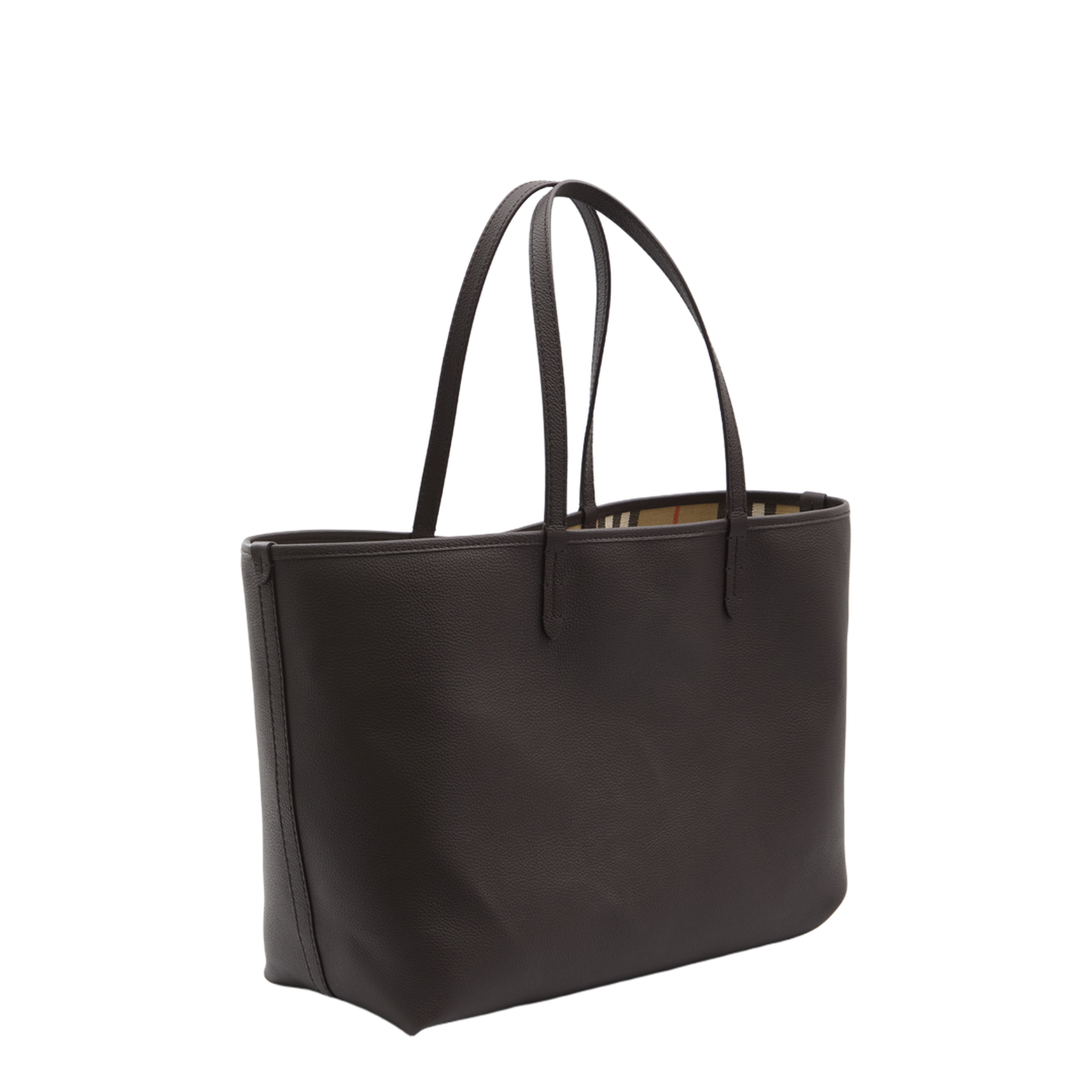 Bloomsbury Medium Calfskin Tote - Burgundy Brown - Image 2